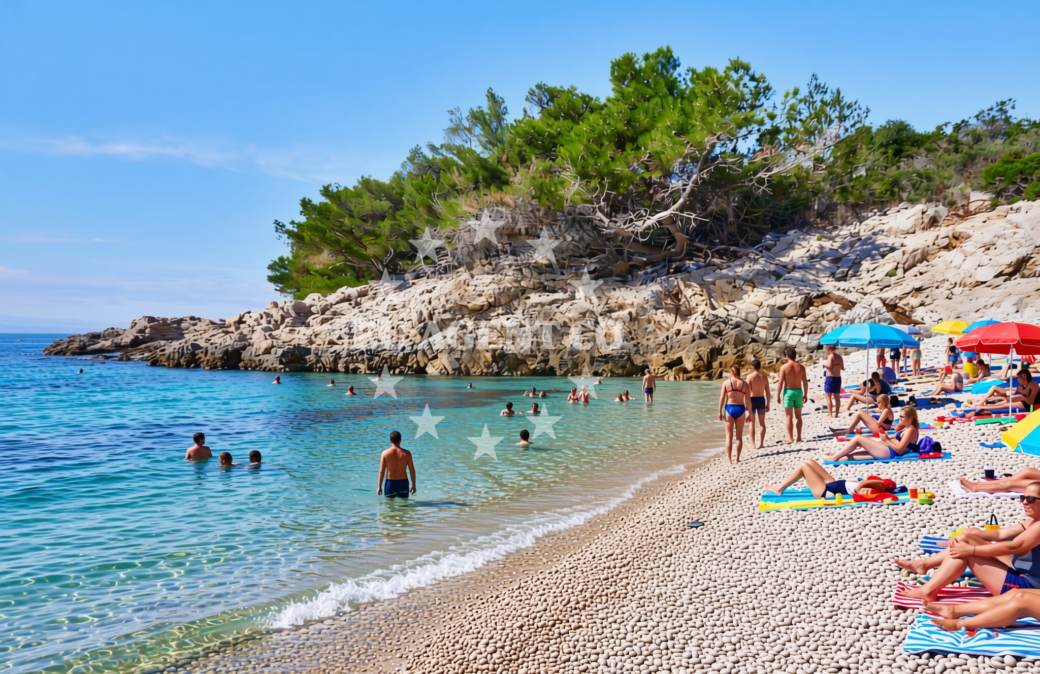 Overview of Malo Grablje (Hvar): beaches and coves in Malo Grablje (Hvar)
