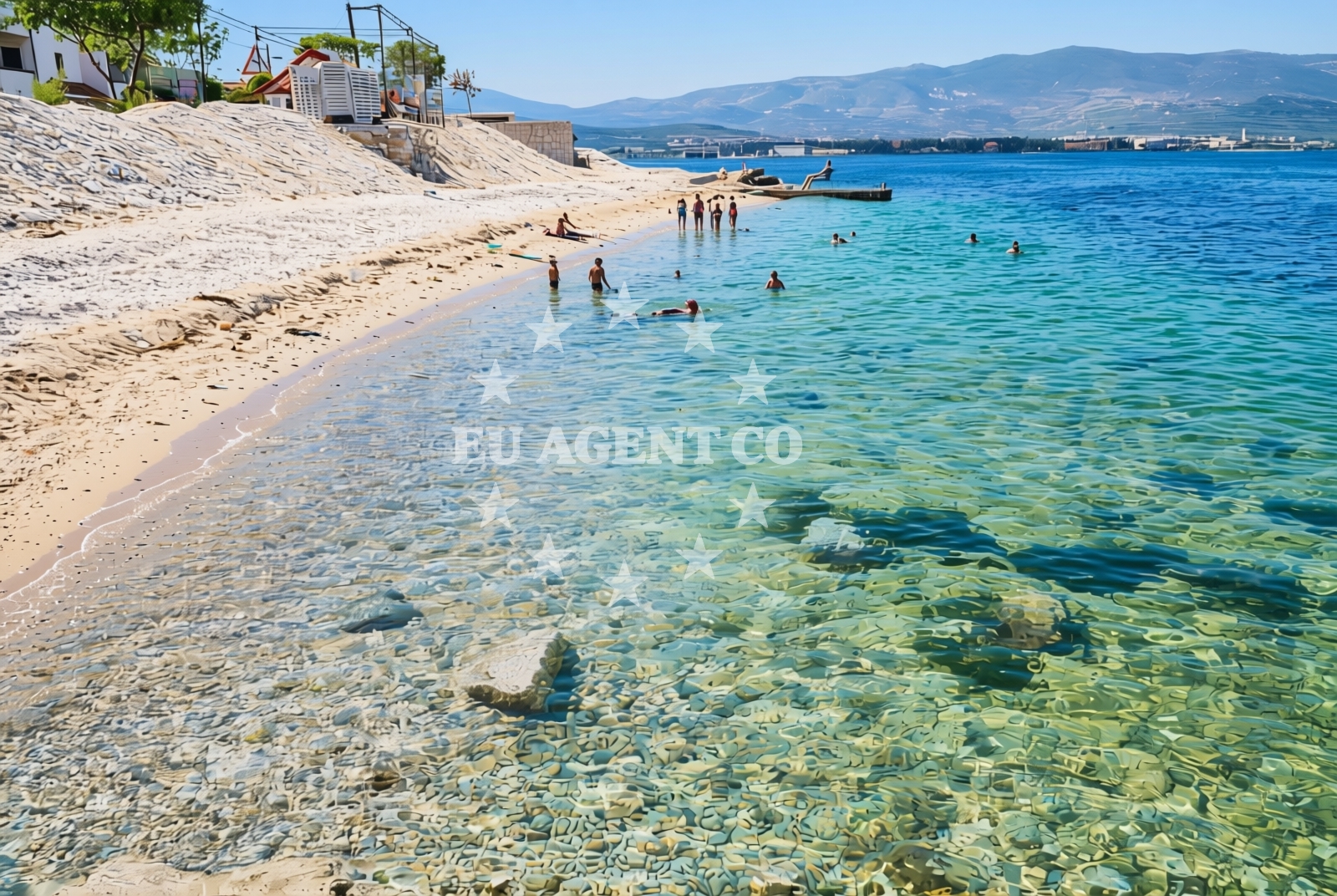Additional view of Malo more, Arbanija (Čiovo) Beach in Malo more