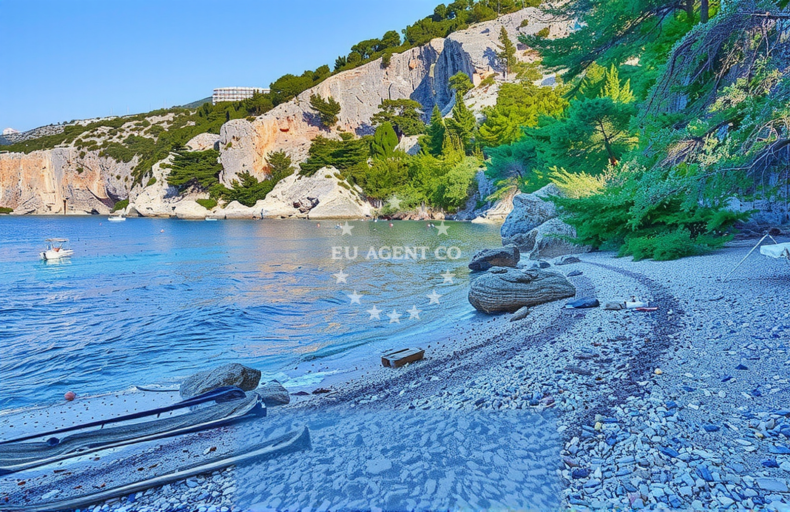 Additional view of Malo Zarace beach in , Zarače