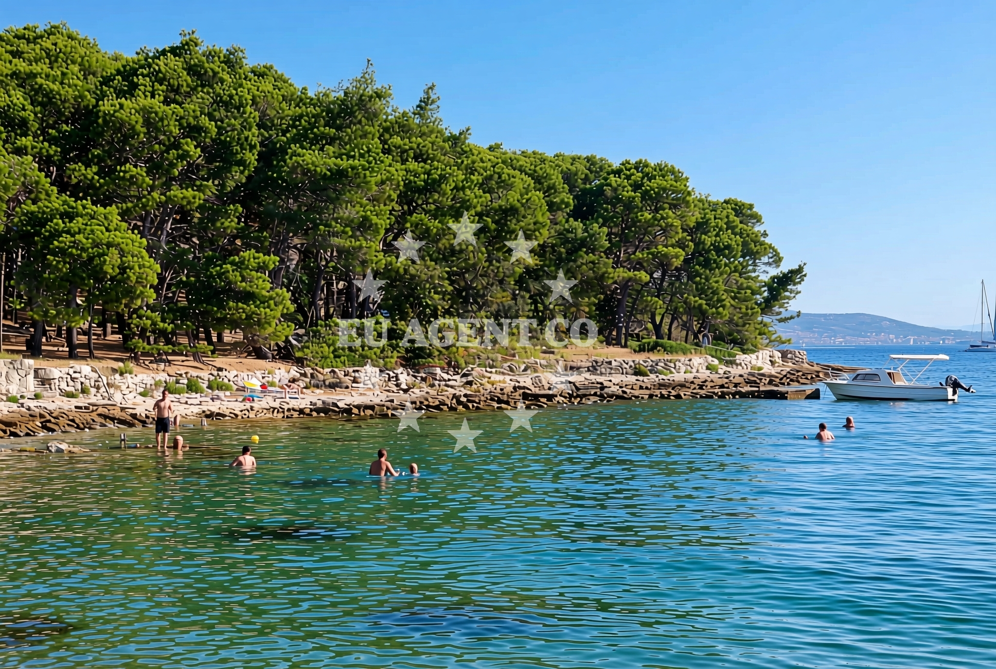 Additional view of Malpaga, Zlarin (Zlarin) Beach in Malpaga