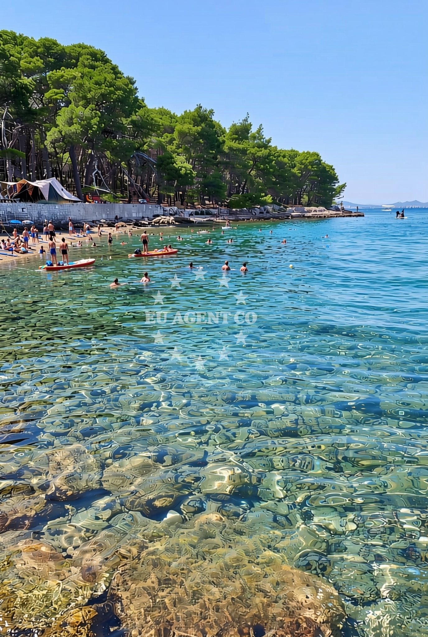 Additional view of Malpaga, Zlarin (Zlarin) Beach in Malpaga