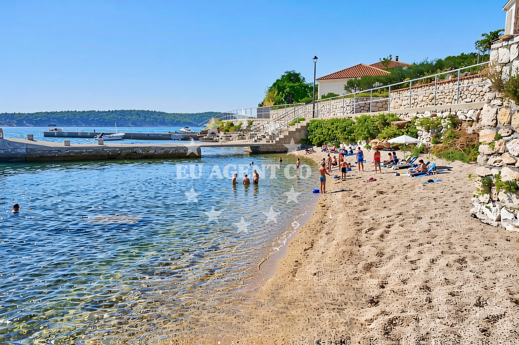Additional view of Mama, Barbat na Rabu (Rab) Beach in Mama