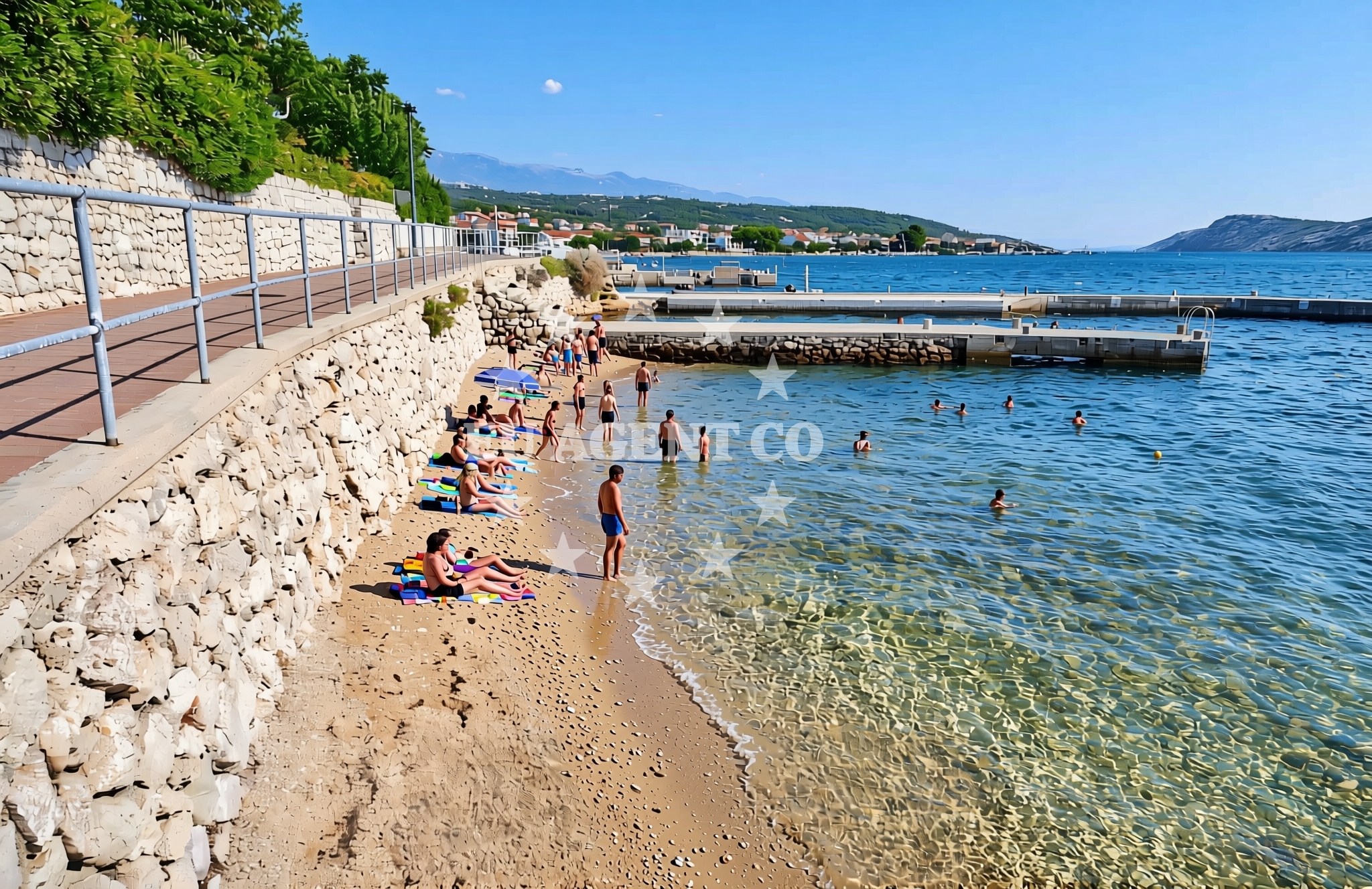 Additional view of Mama, Barbat na Rabu (Rab) Beach in Mama
