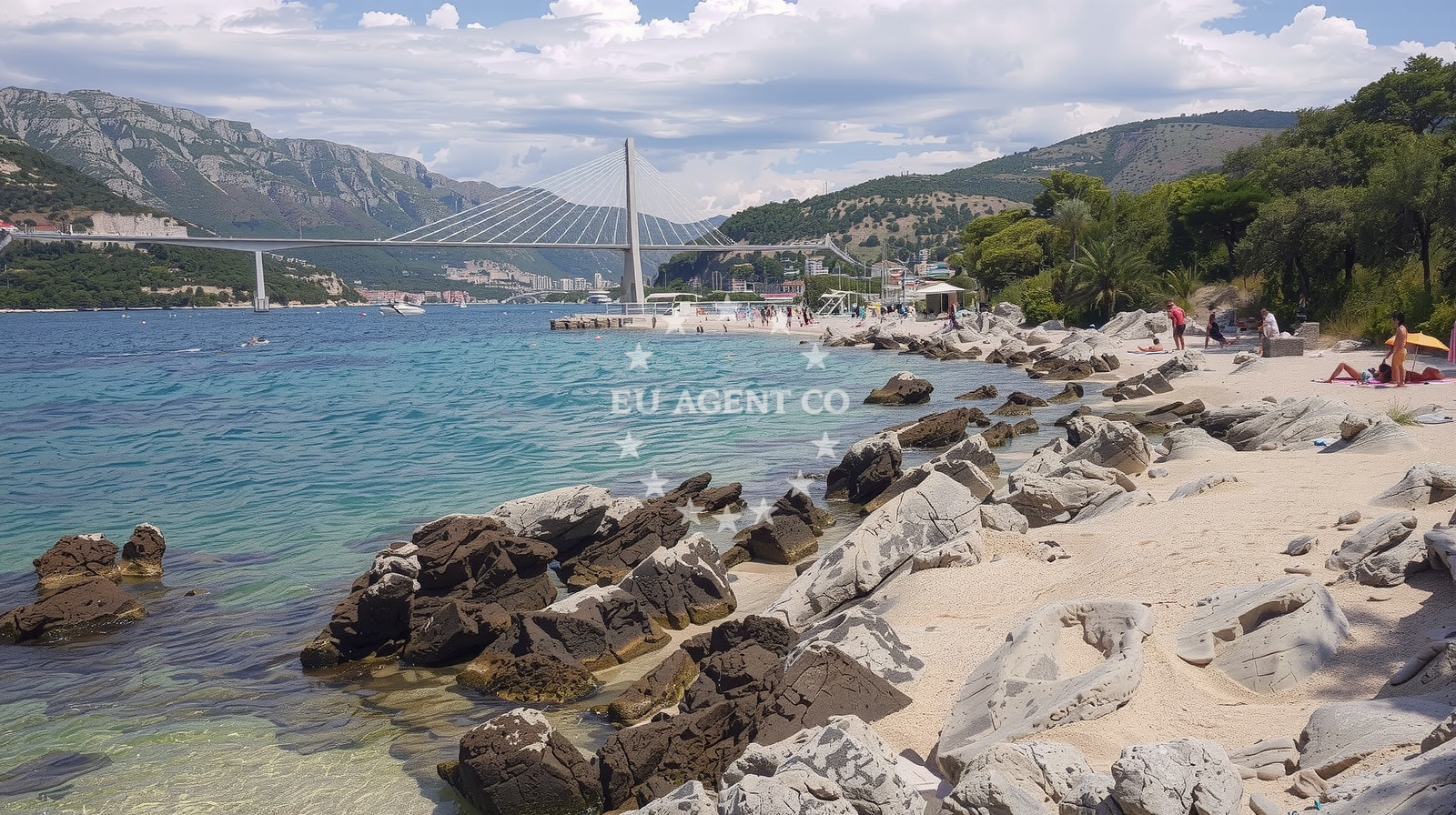 Sea and coastal view of Mandrac Beach in Bokeljska 29, Dubrovnik