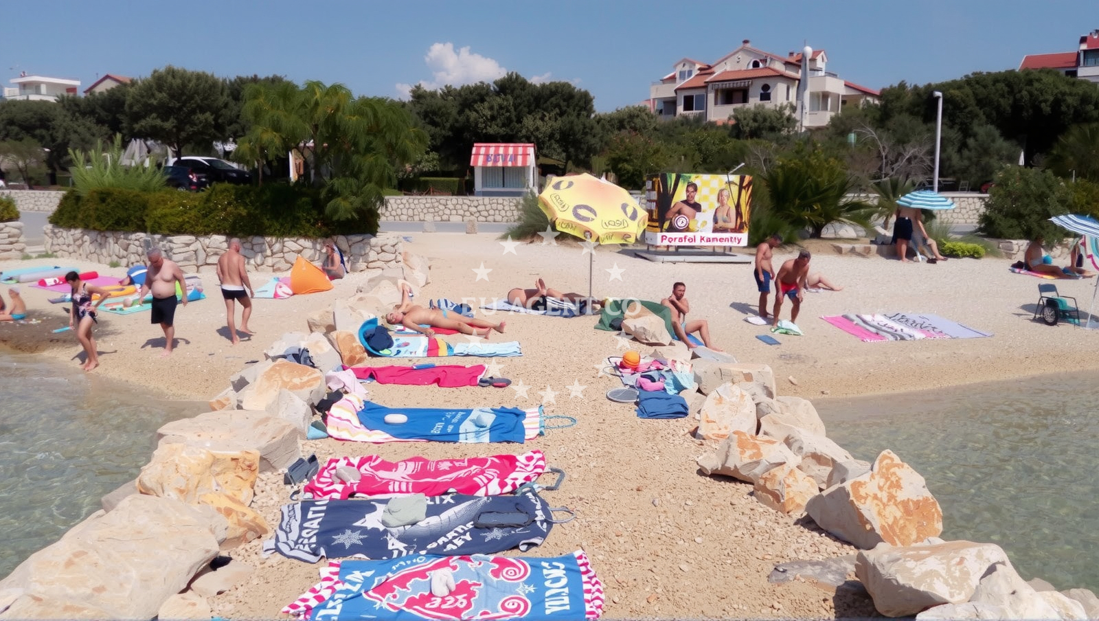 Additional view of Mandre beach in Rijecka 31, Mandre