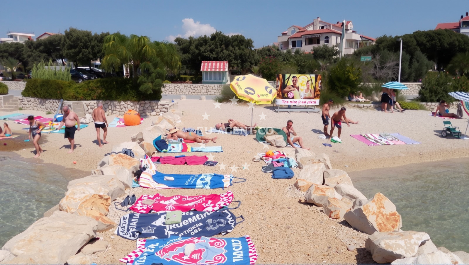Additional view of Mandre beach in Rijecka 31, Mandre