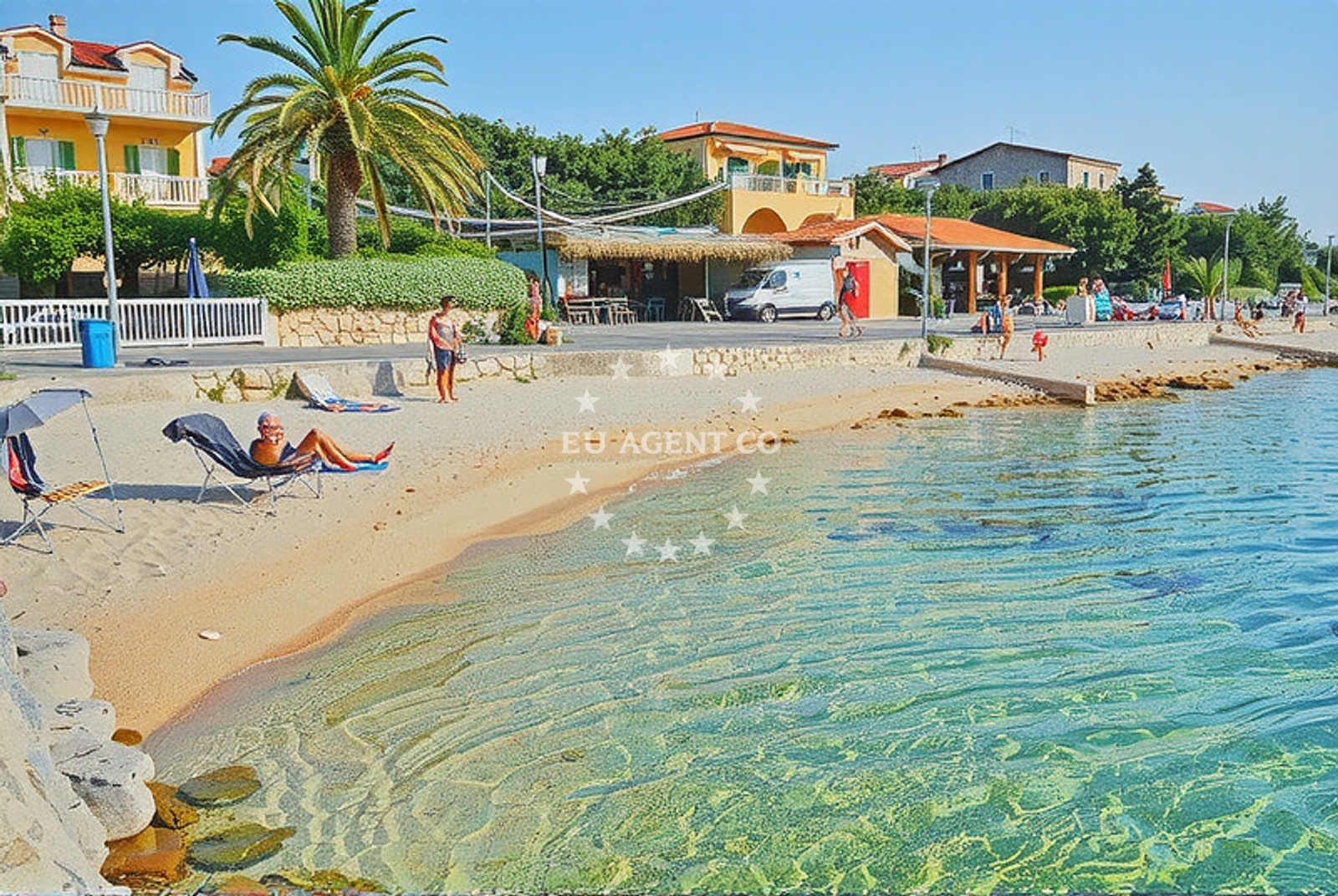 Additional view of Mandre beach in Rijecka 31, Mandre