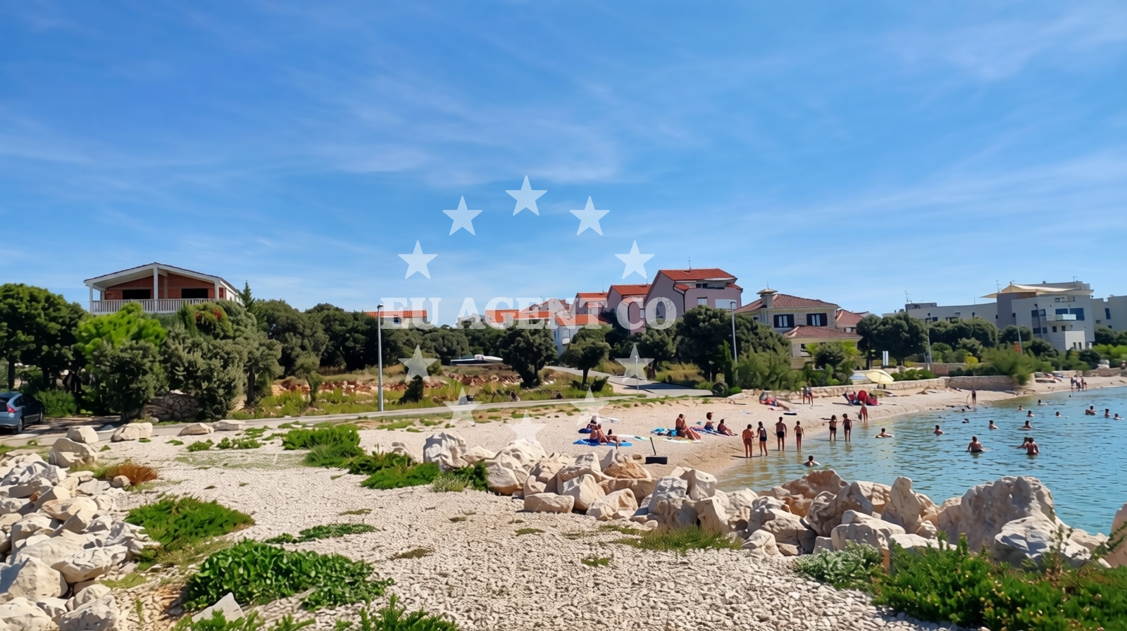 Additional view of Mandre II beach in Ulica Jurja Dalmatinca 5, Mandre