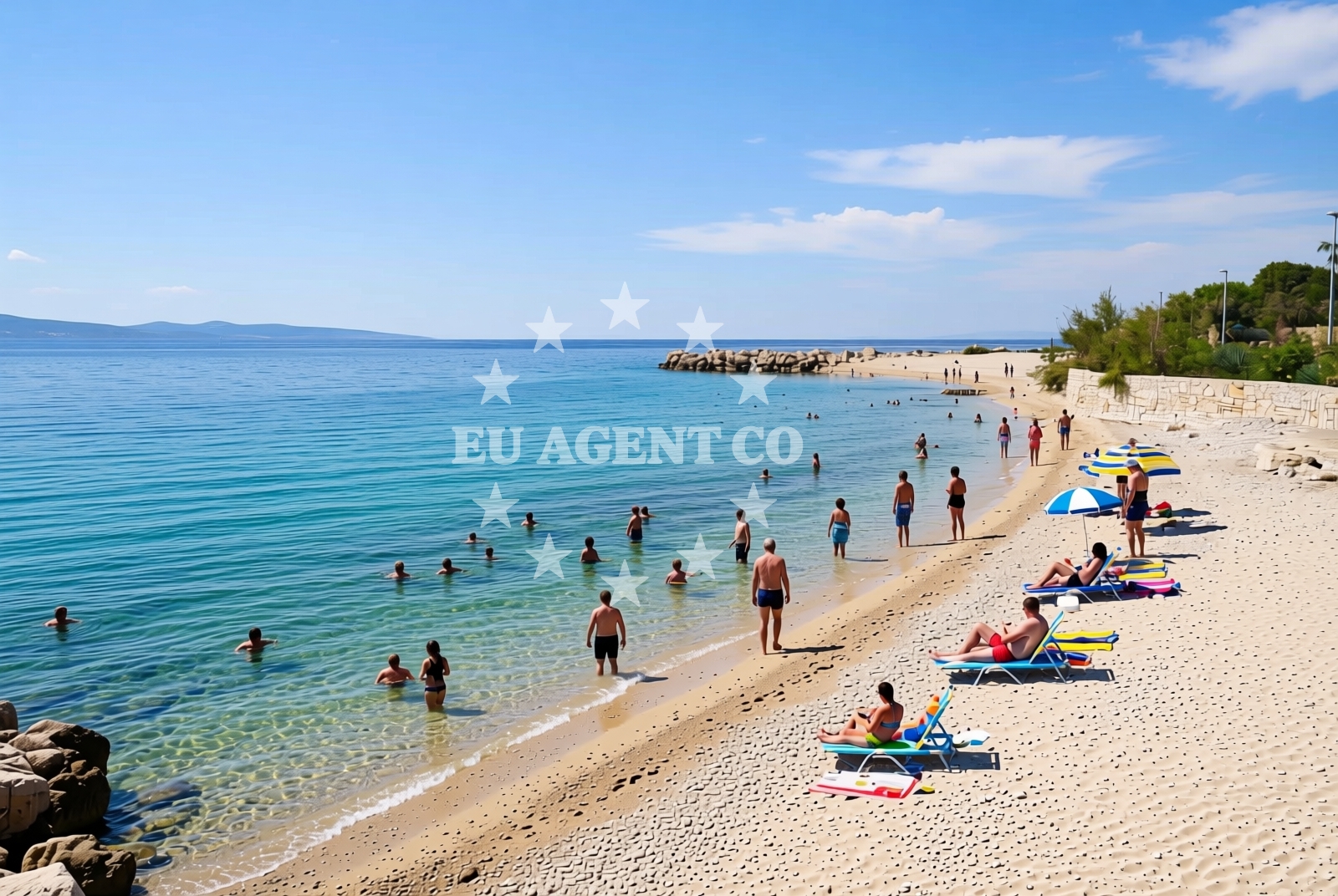 Additional view of Mandre II beach in Ulica Jurja Dalmatinca 5, Mandre