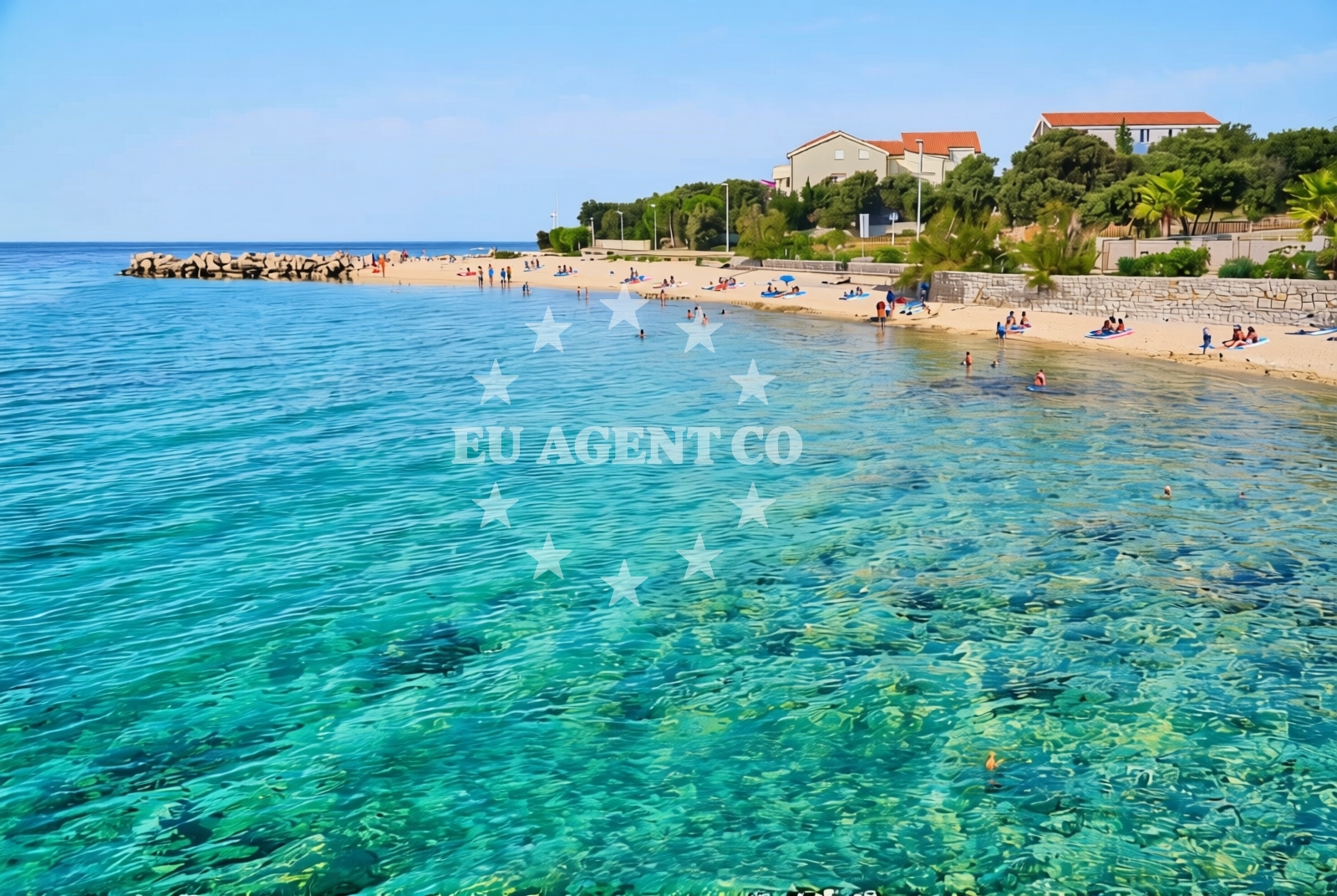Additional view of Mandre II beach in Ulica Jurja Dalmatinca 5, Mandre
