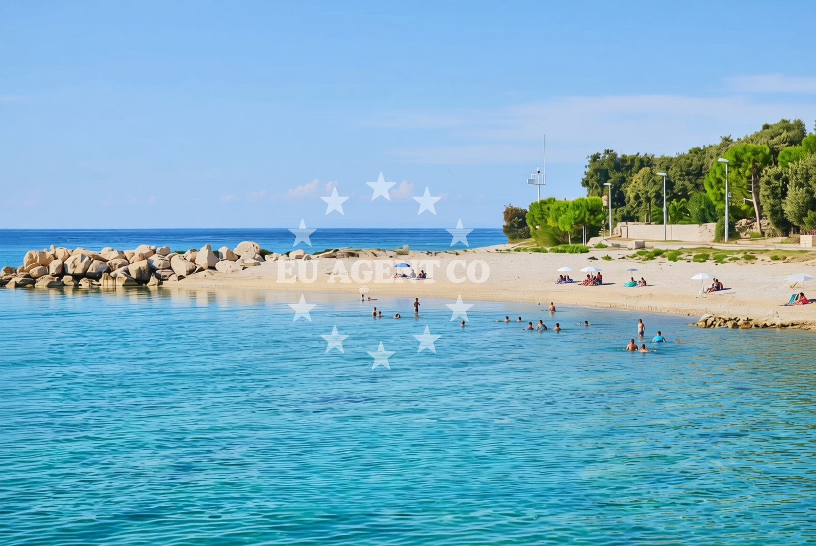 Additional view of Mandre II beach in Ulica Jurja Dalmatinca 5, Mandre