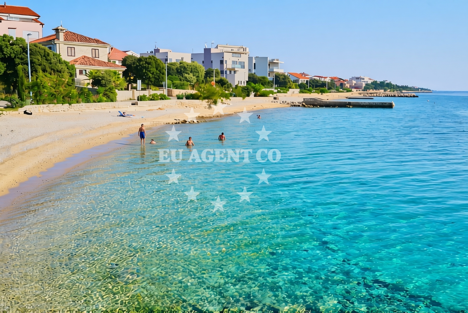 Additional view of Mandre II beach in Ulica Jurja Dalmatinca 5, Mandre