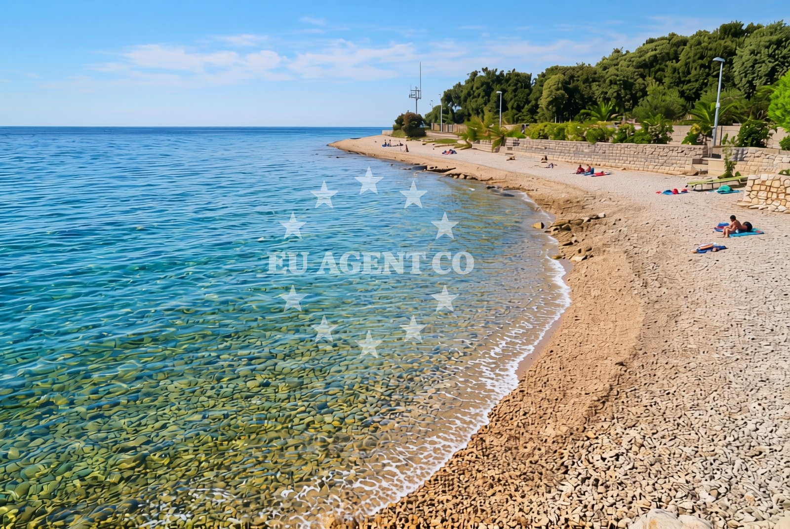 Additional view of Mandre II beach in Ulica Jurja Dalmatinca 5, Mandre