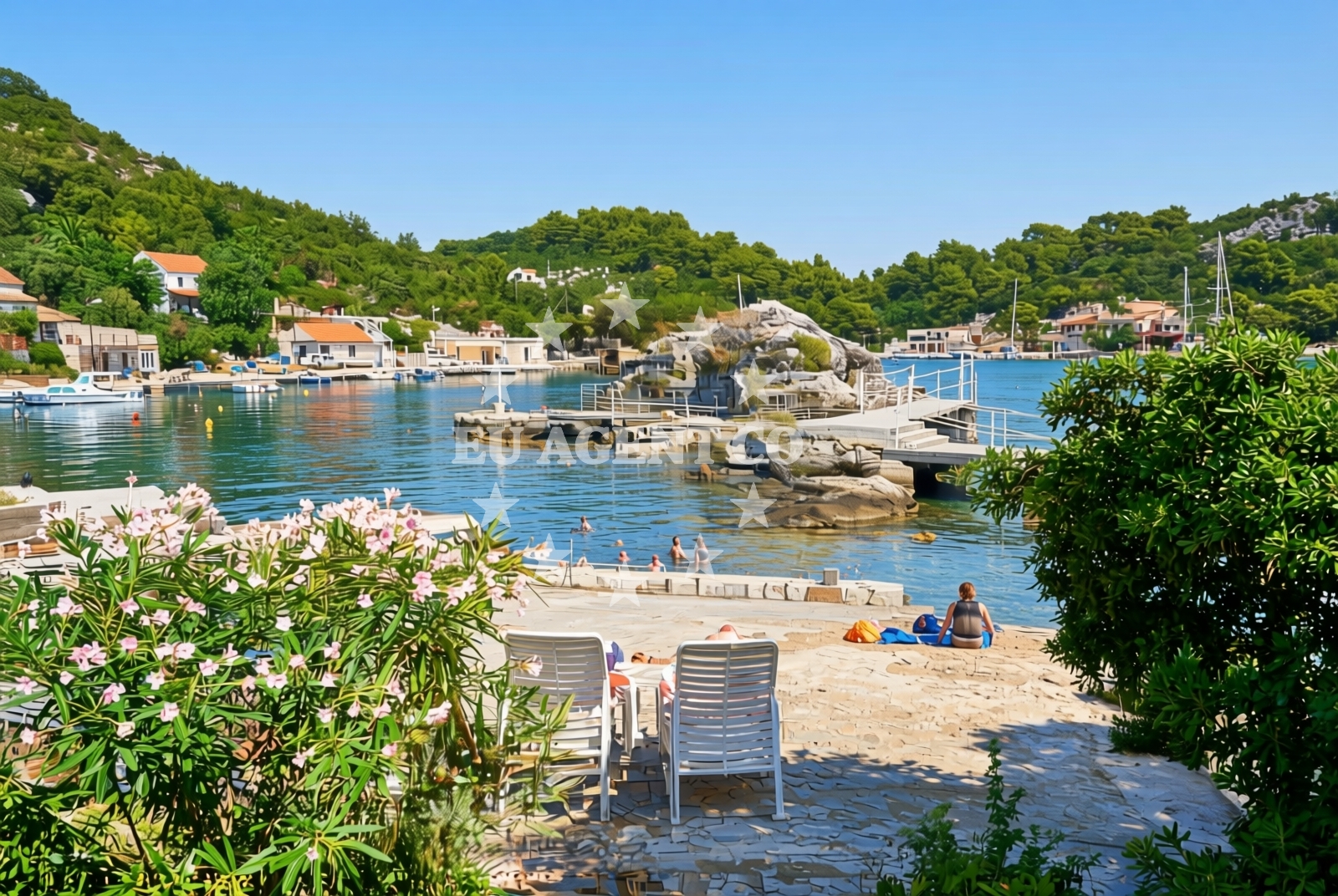 Additional view of Maranovići (Mljet): beaches and coves in Maranovići (Mljet)