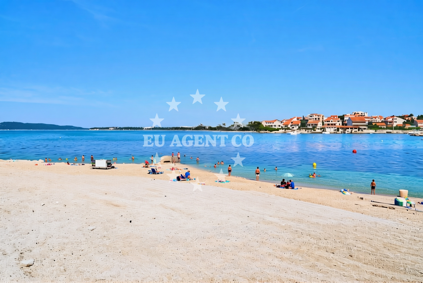 Overview of Maratuša, Brodarica Beach in Maratuša