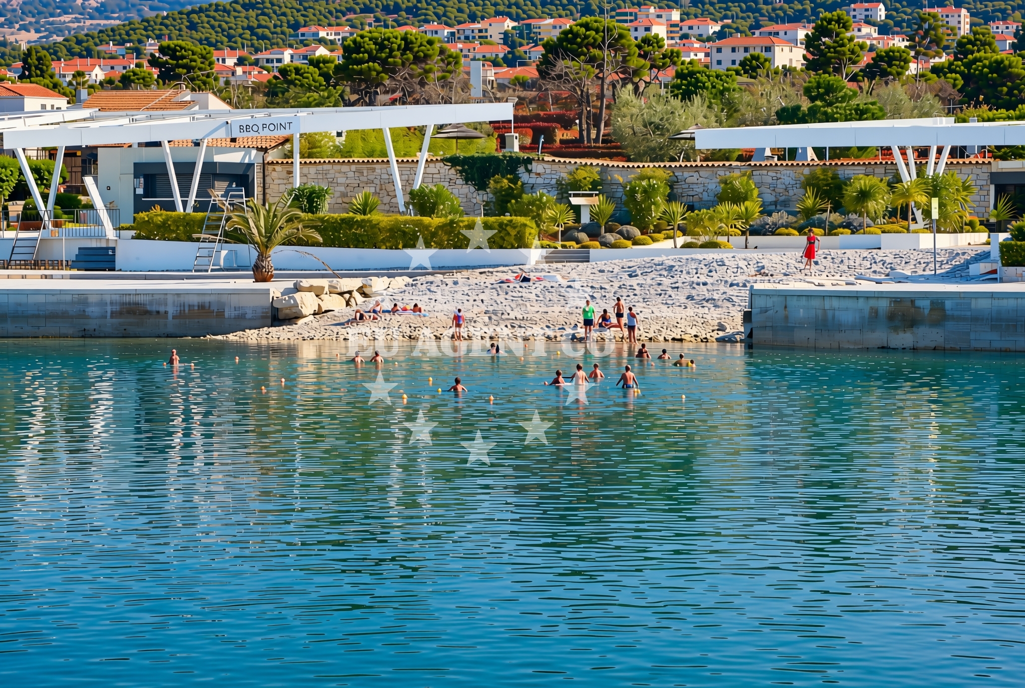 Overview of Mareda: beaches and coves (6) in Mareda