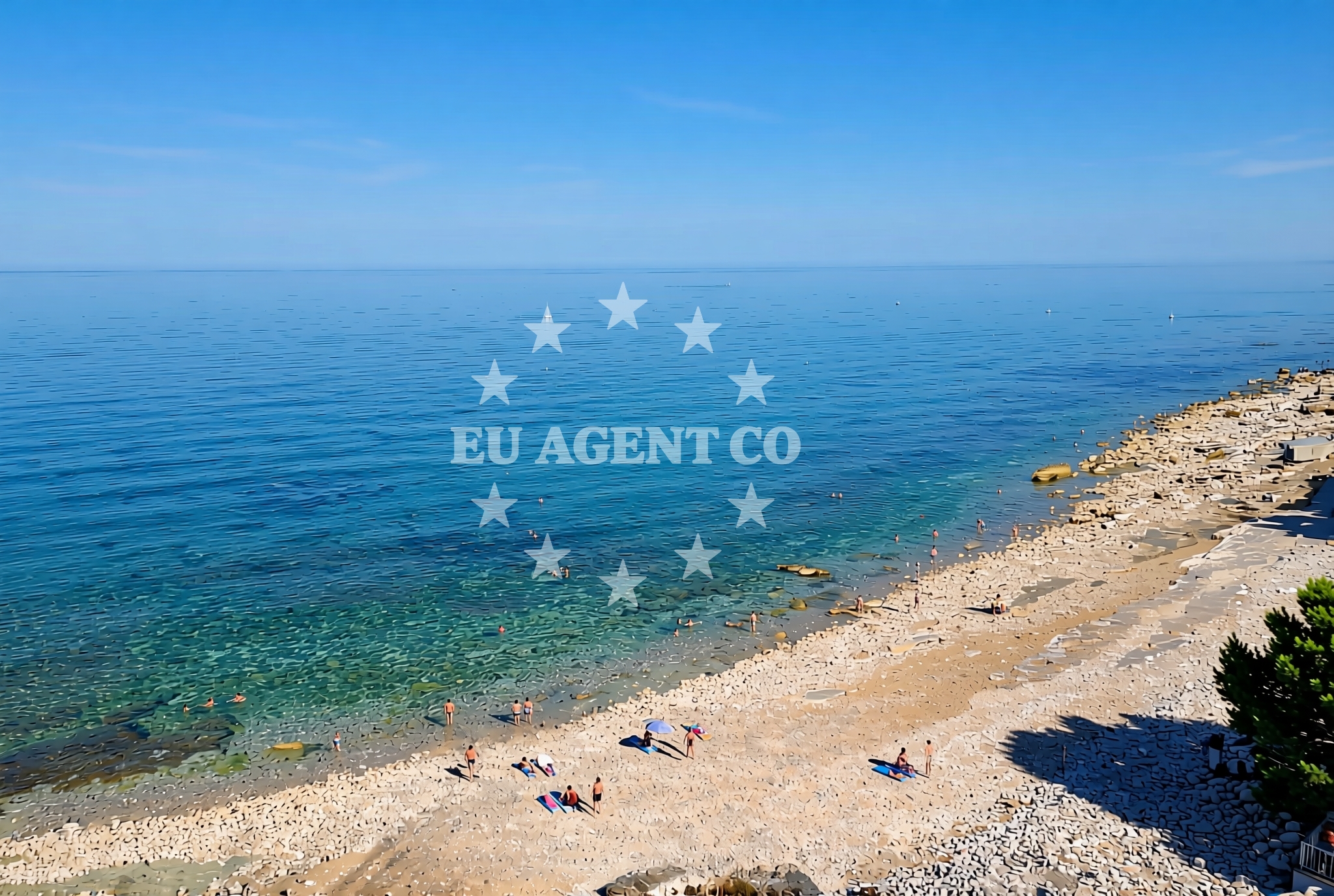 Overview of Mareda sjever, Mareda Beach in Mareda sjever