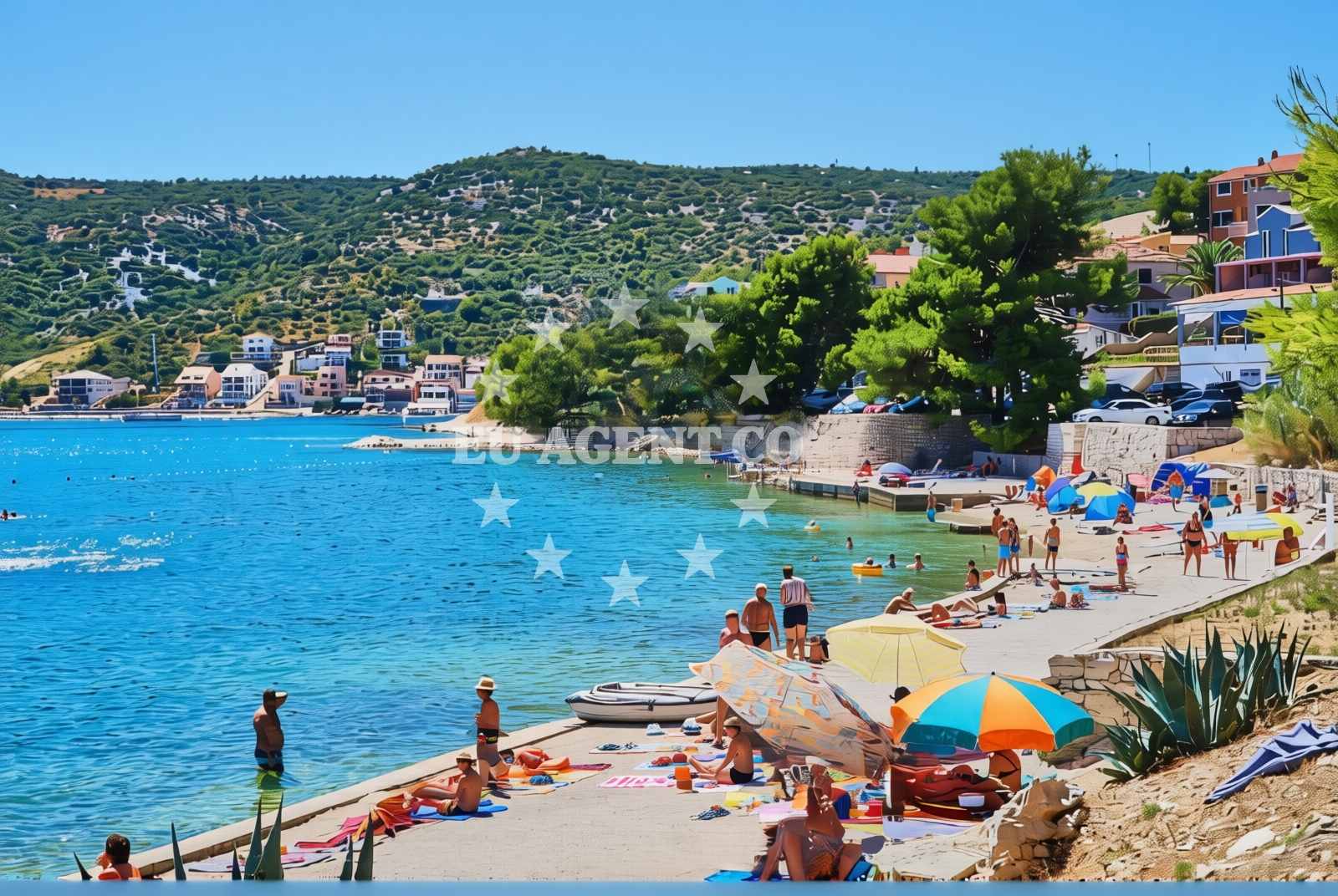 Beach facilities and surroundings at Marina: beaches and coves (2) in Marina