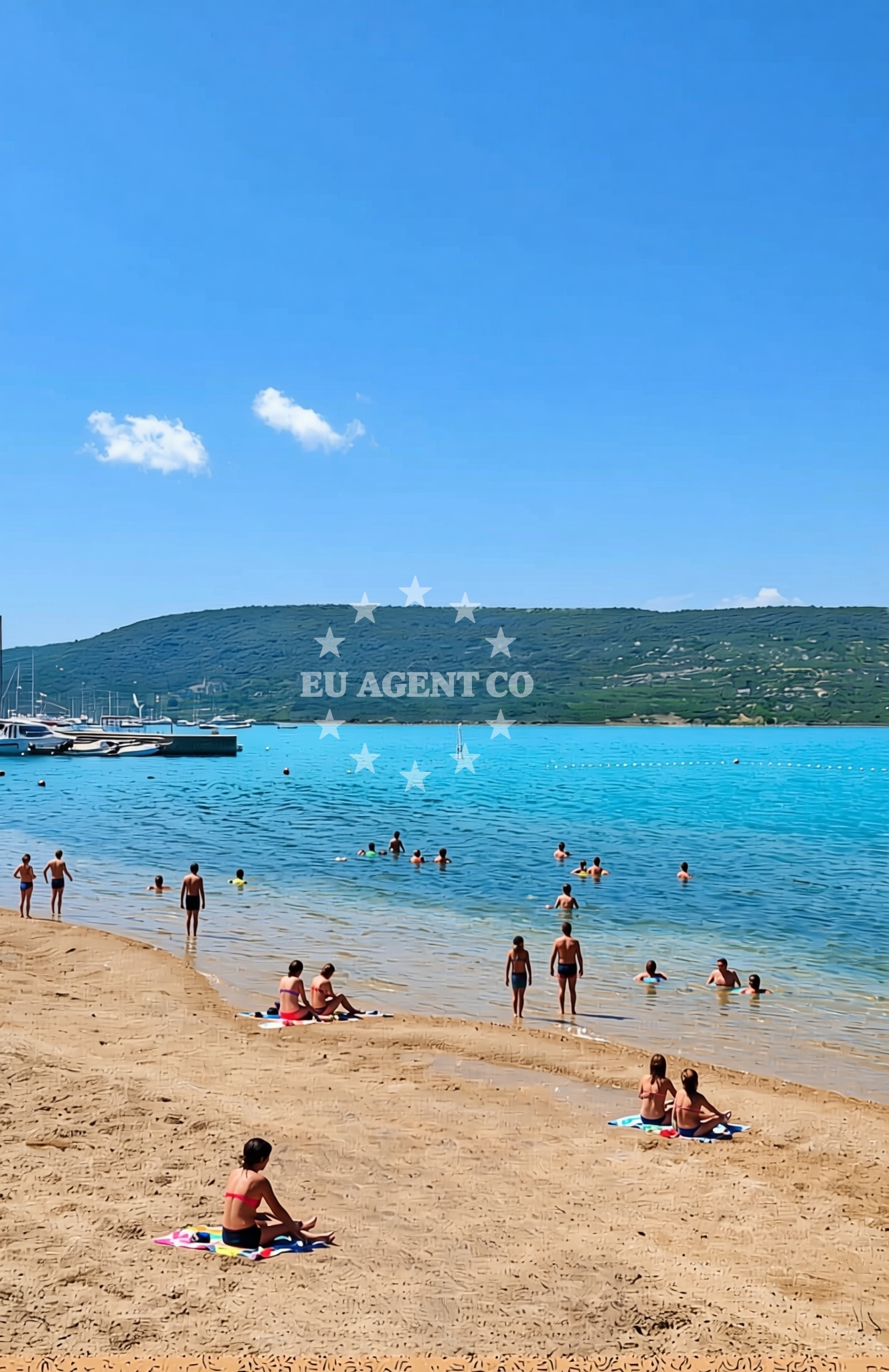 Additional view of Marina, Cres (Cres) Beach in Marina