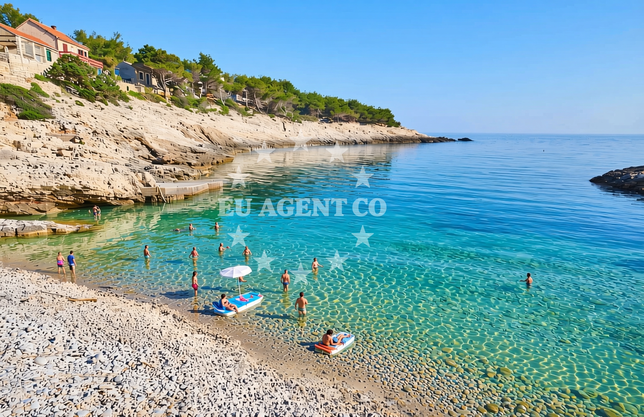 Sea and coastal view of Marinje Zemlje (Vis): beaches and coves (3) in Marinje Zemlje (Vis)
