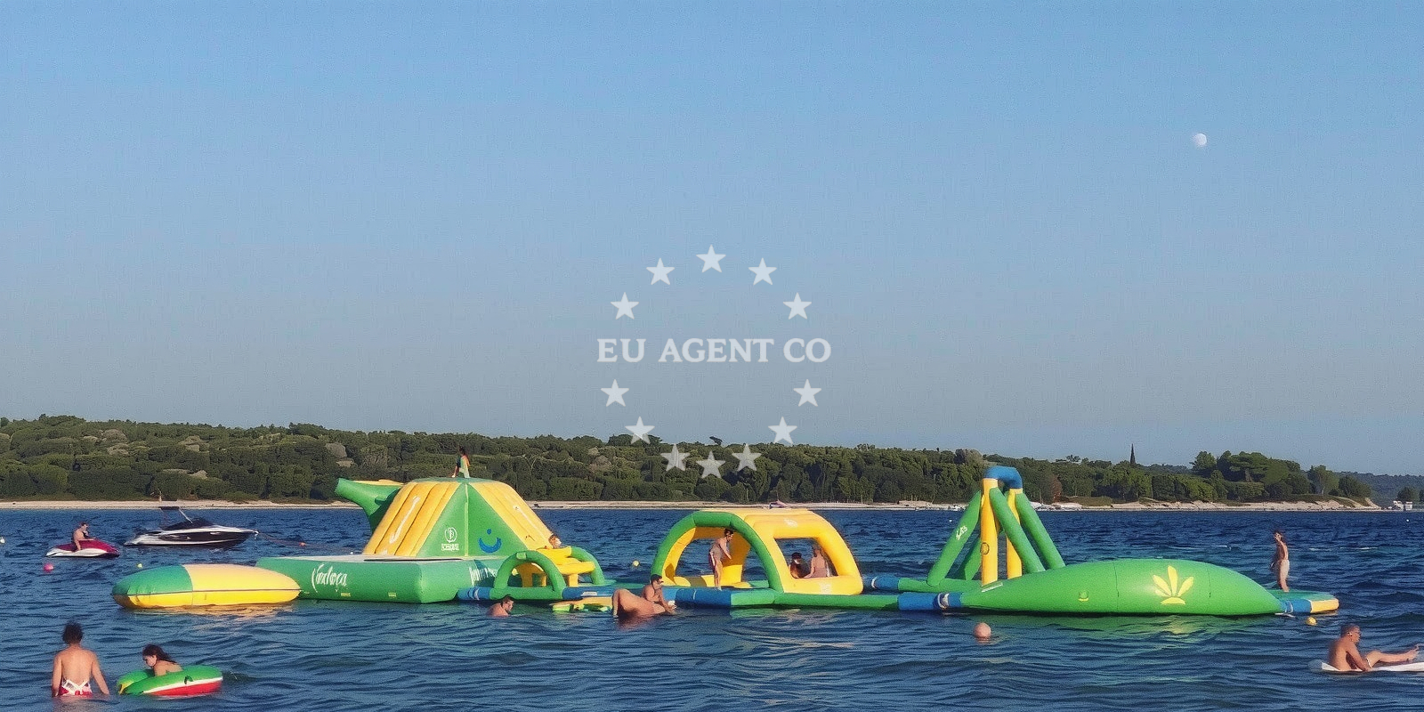 Beach facilities and surroundings at Maris beach in Fažanska, 3d, Peroj
