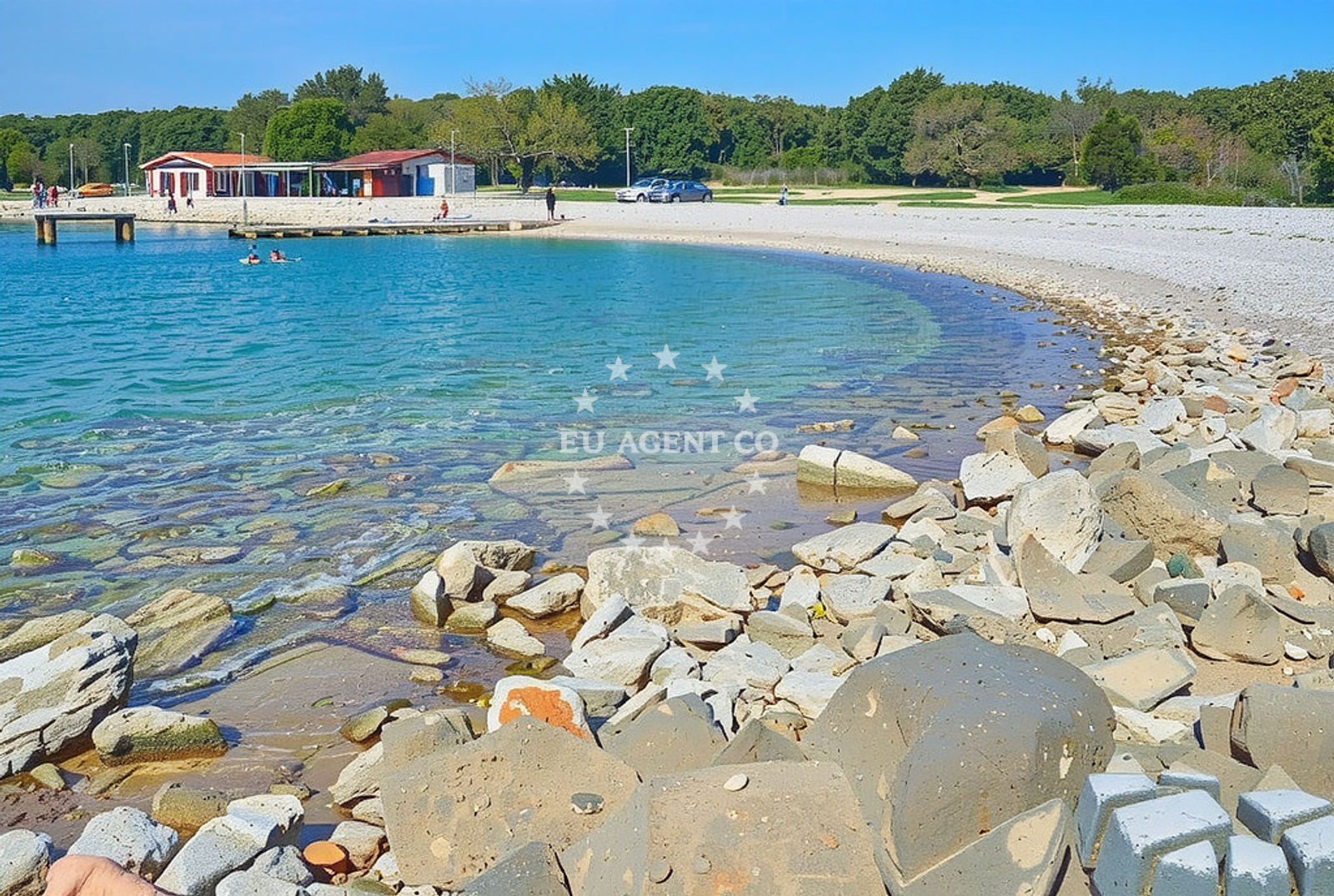Additional view of Maris beach in Fažanska, 3d, Peroj
