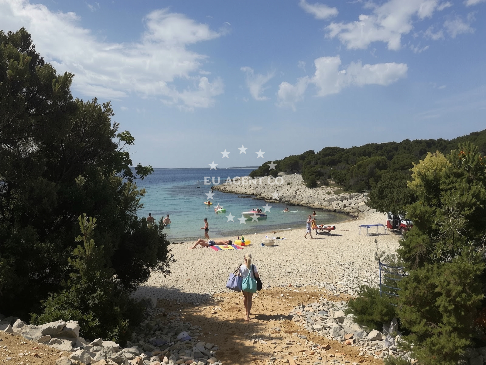 Additional view of Marlin beach in Lungo Mare 100, Mandre