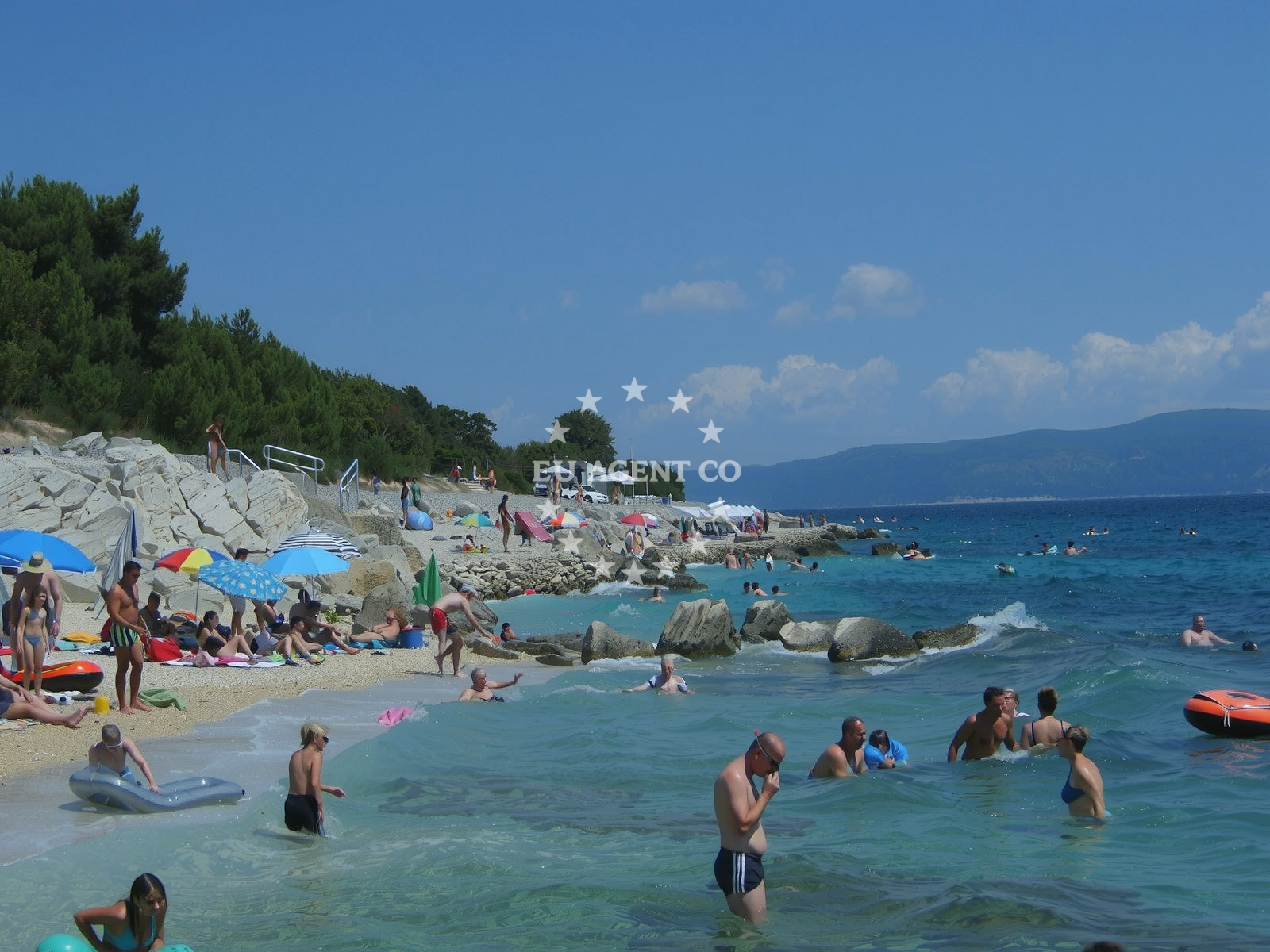 Additional view of Marsal Tito beach in Girandella 7, Rabac