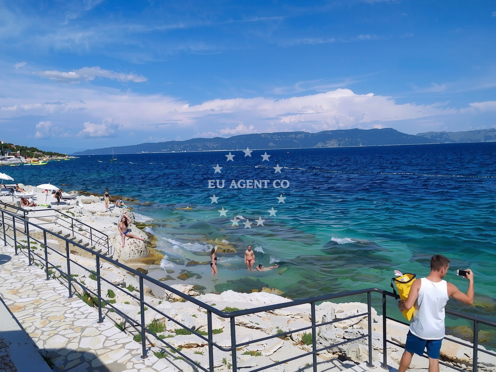 Additional view of Marsal Tito beach in Girandella 7, Rabac