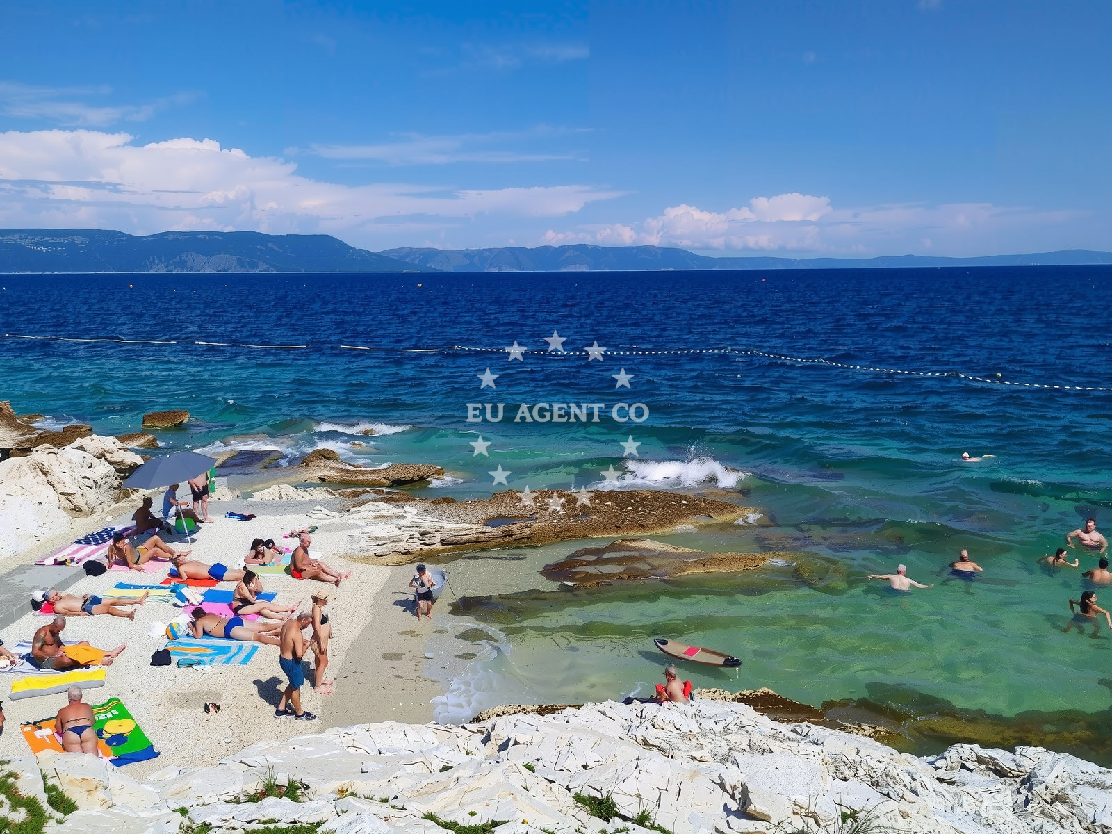 Additional view of Marsal Tito beach in Girandella 7, Rabac