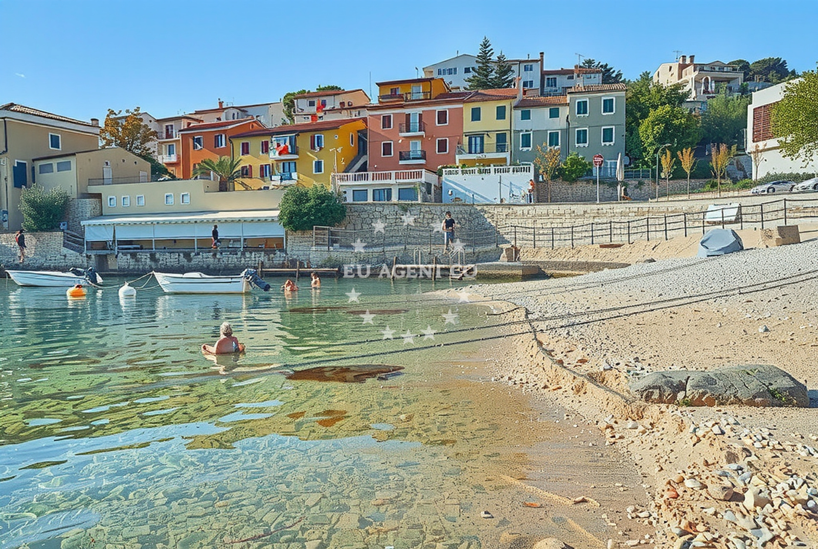 Additional view of Marsal Tito beach in Girandella 7, Rabac