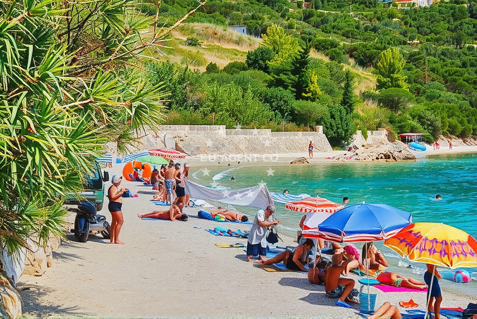 Additional view of Martinica beach in David cesta 26A, Bol
