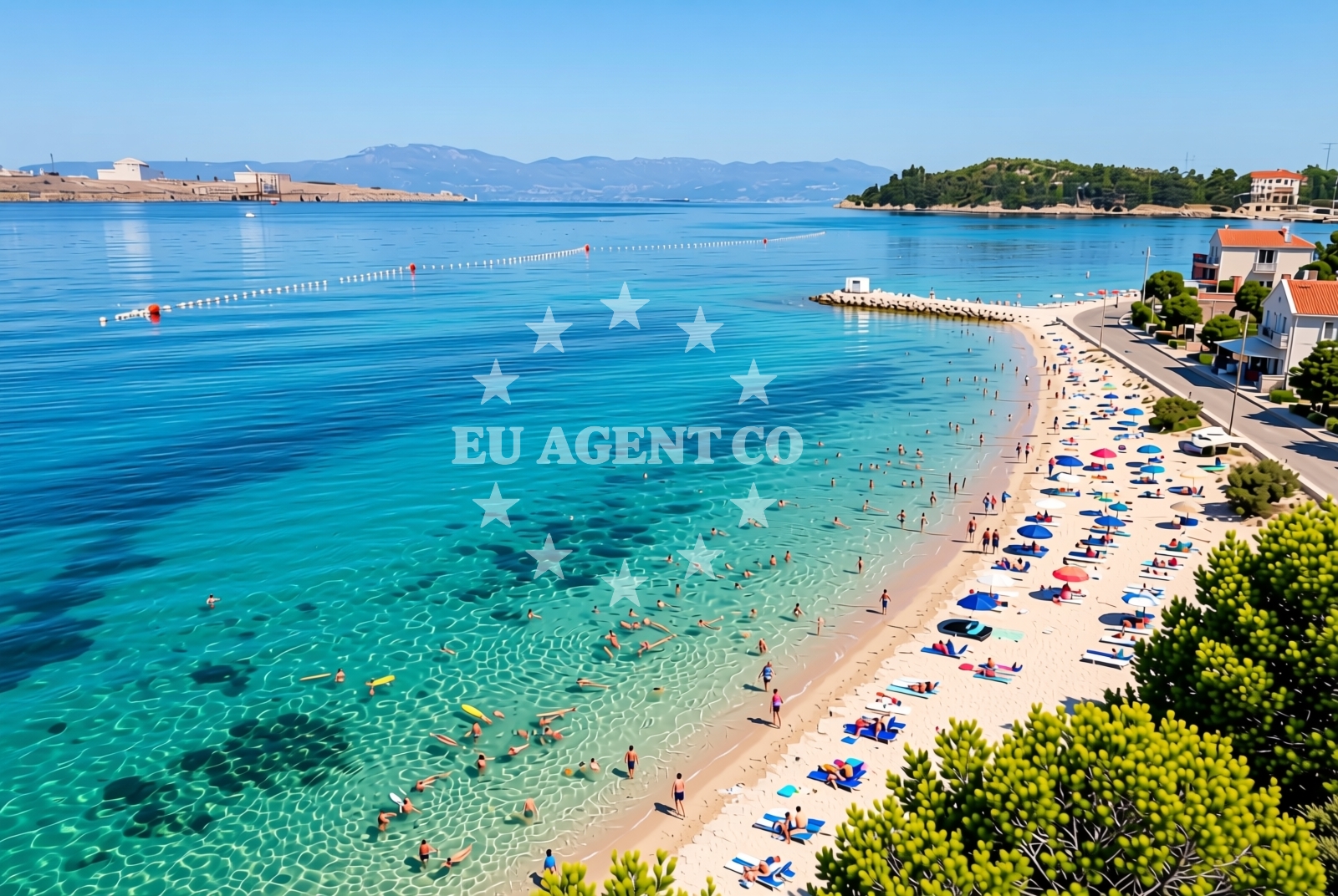Additional view of Martinj, Omišalj (Krk) Beach in Martinj