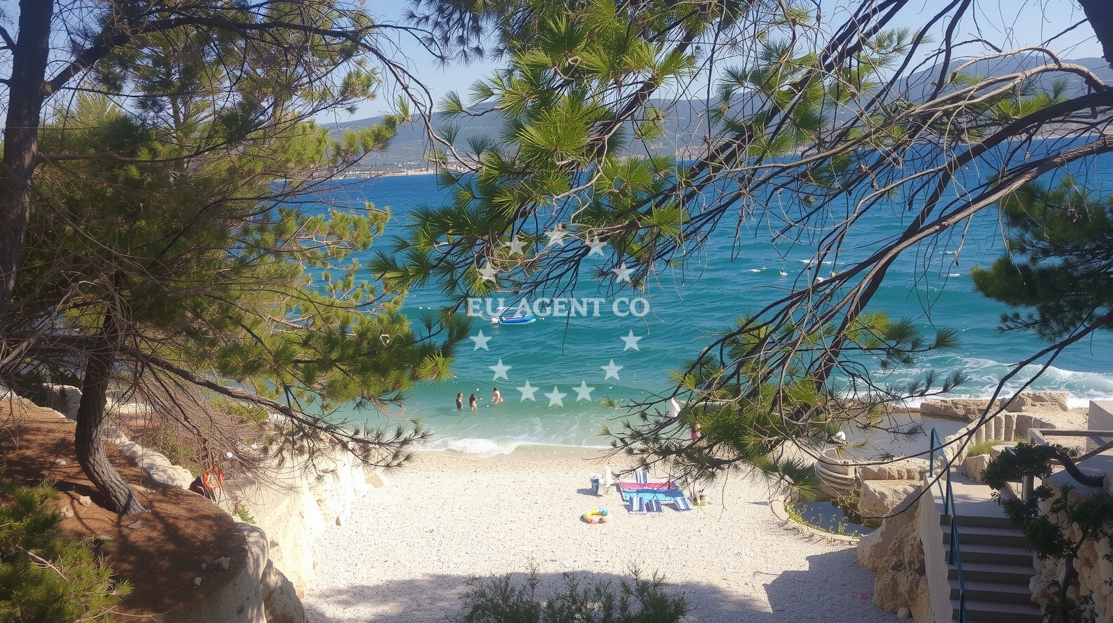 Additional view of Martinka beach in Put porta 20, Slatine