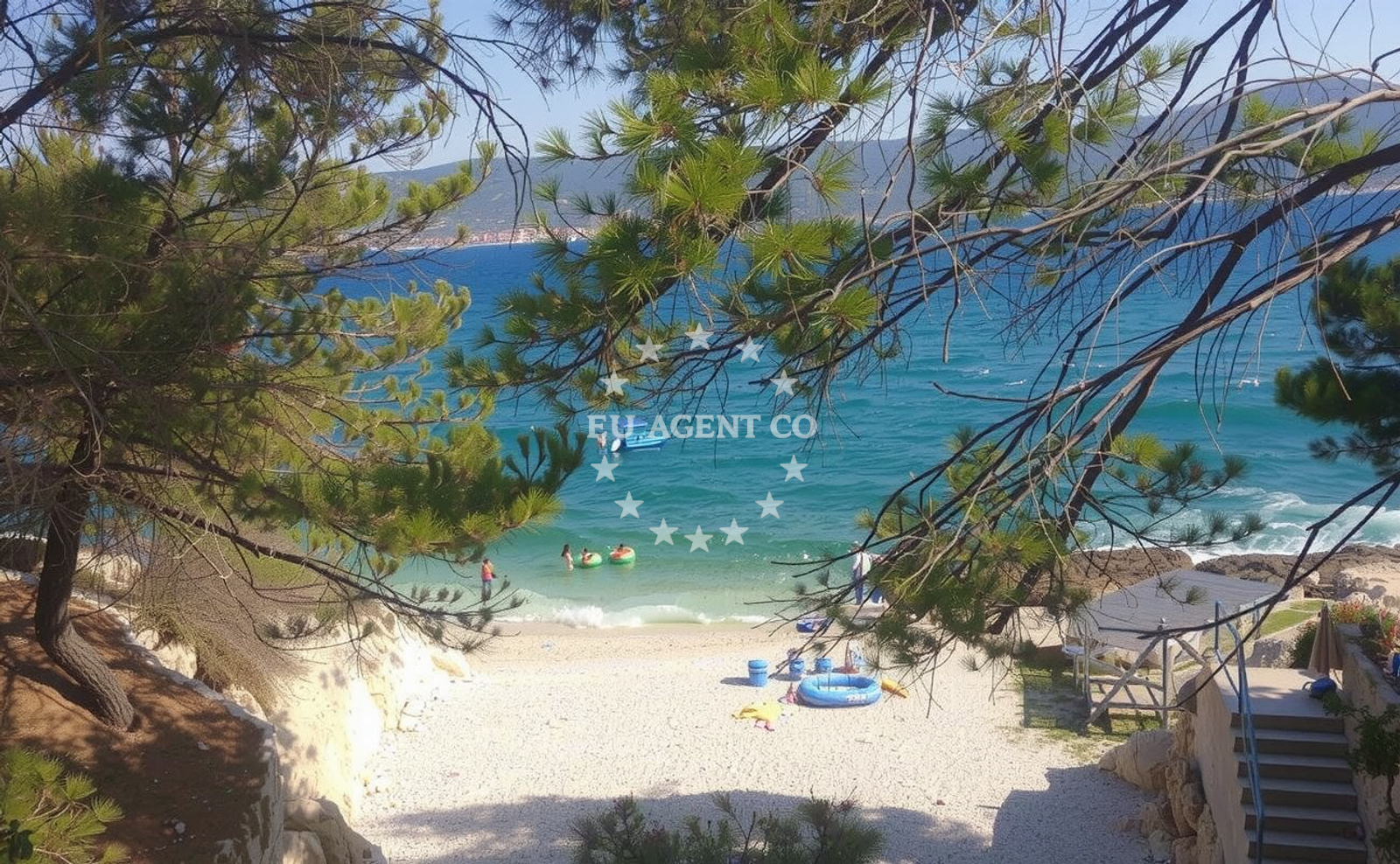 Additional view of Martinka beach in Put porta 20, Slatine