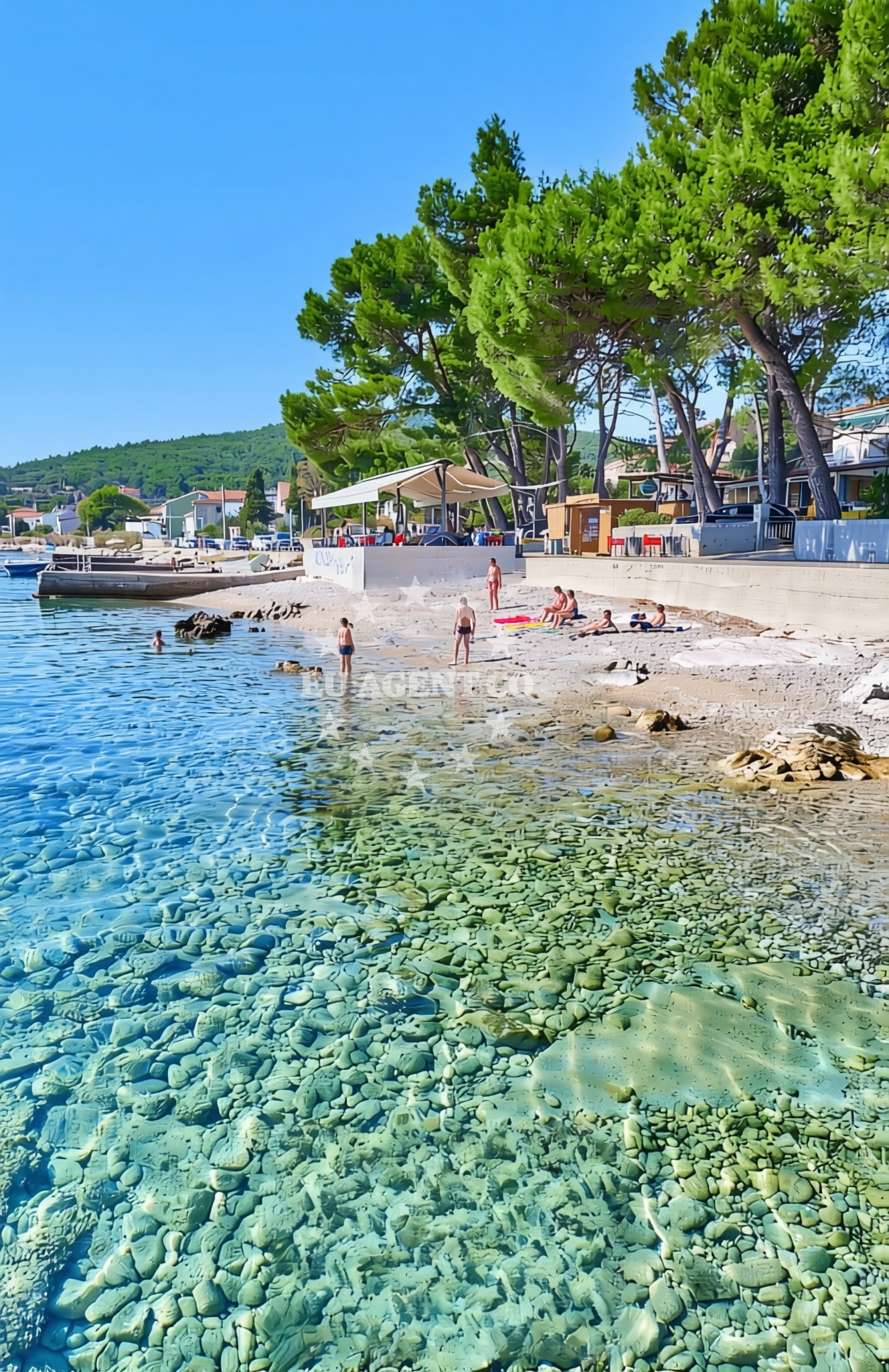 Sea and coastal view of Martinšćica (Cres): beaches and coves (6) in Martinšćica (Cres)
