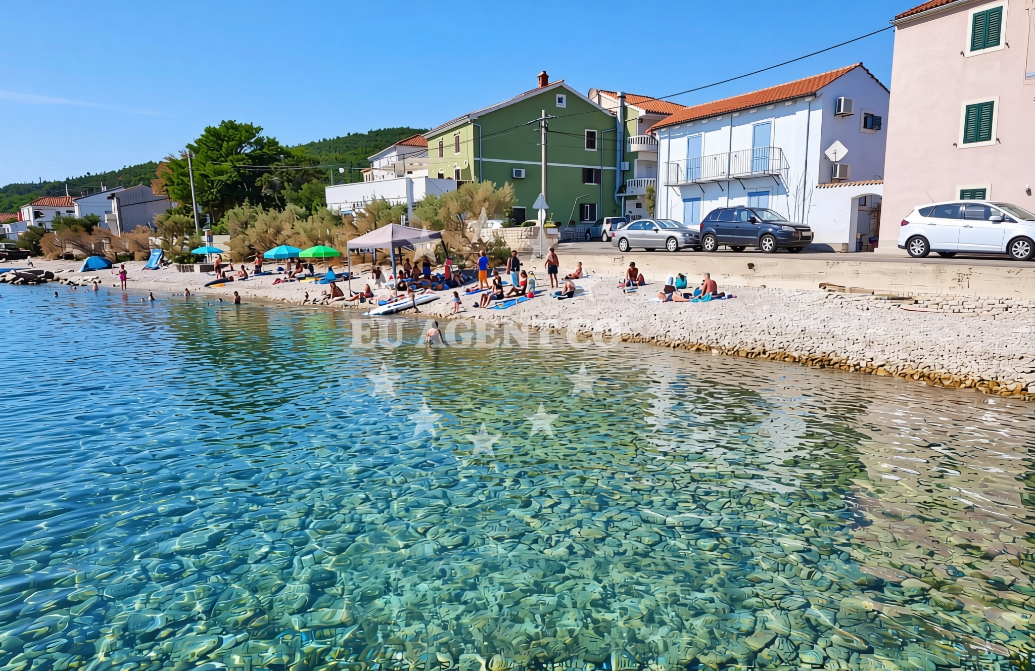 Overview of Martinšćica zapad, Martinšćica (Cres) Beach in Martinšćica zapad