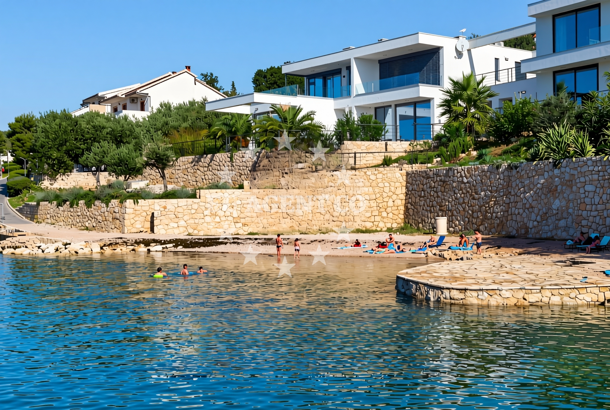 Additional view of Maslenica: beaches and coves (4) in Maslenica