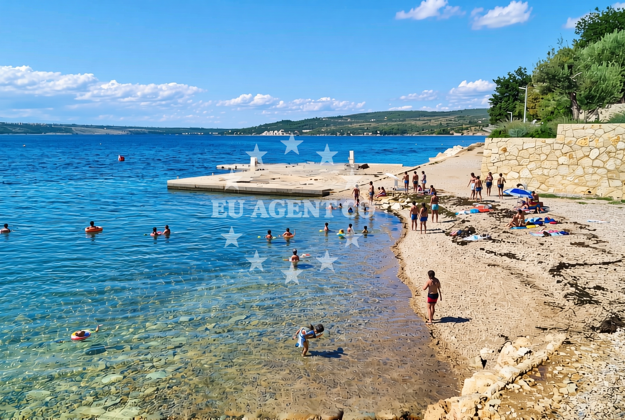 Additional view of Maslenica: beaches and coves (4) in Maslenica