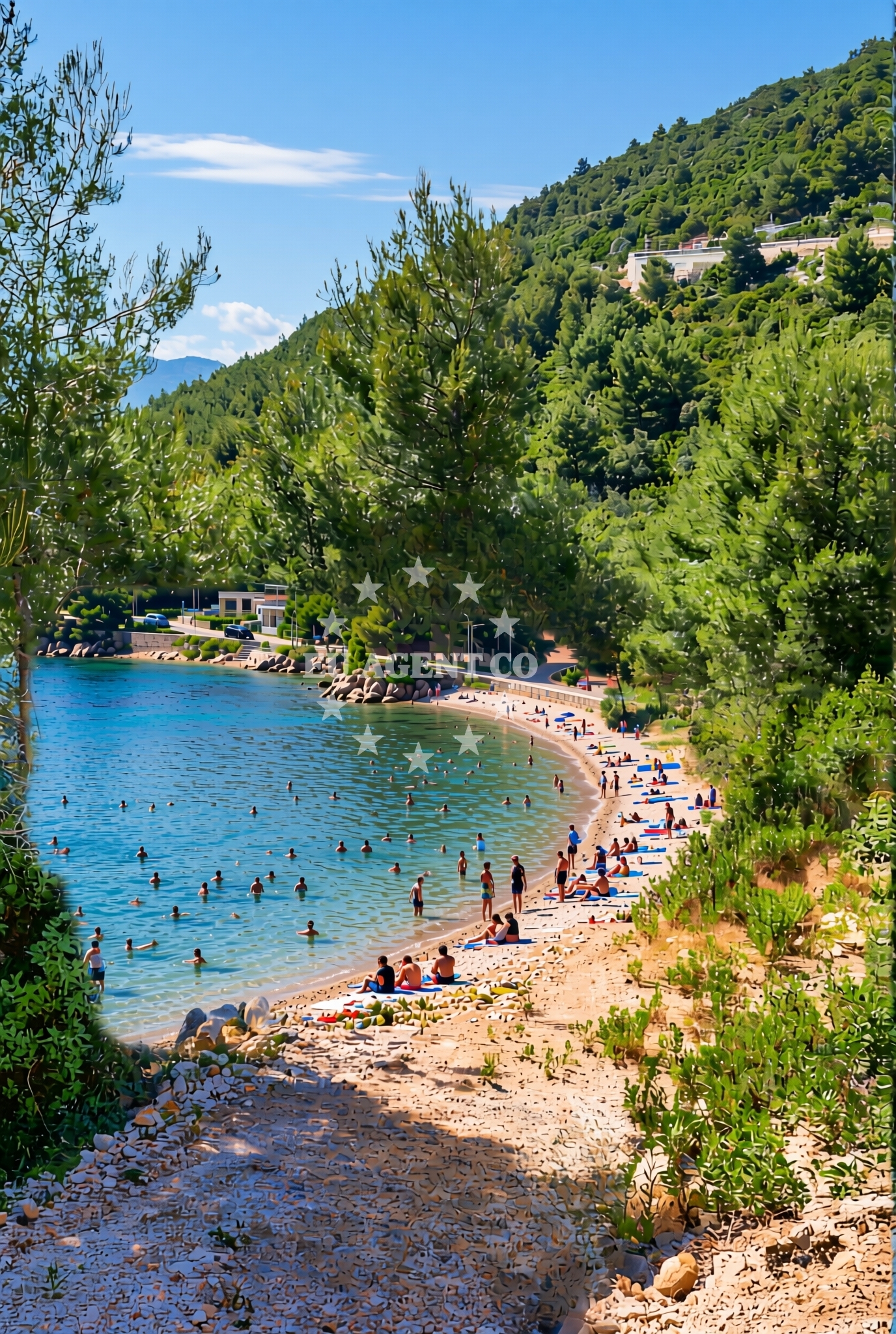 Additional view of Maslina, Zamaslina Beach in Maslina