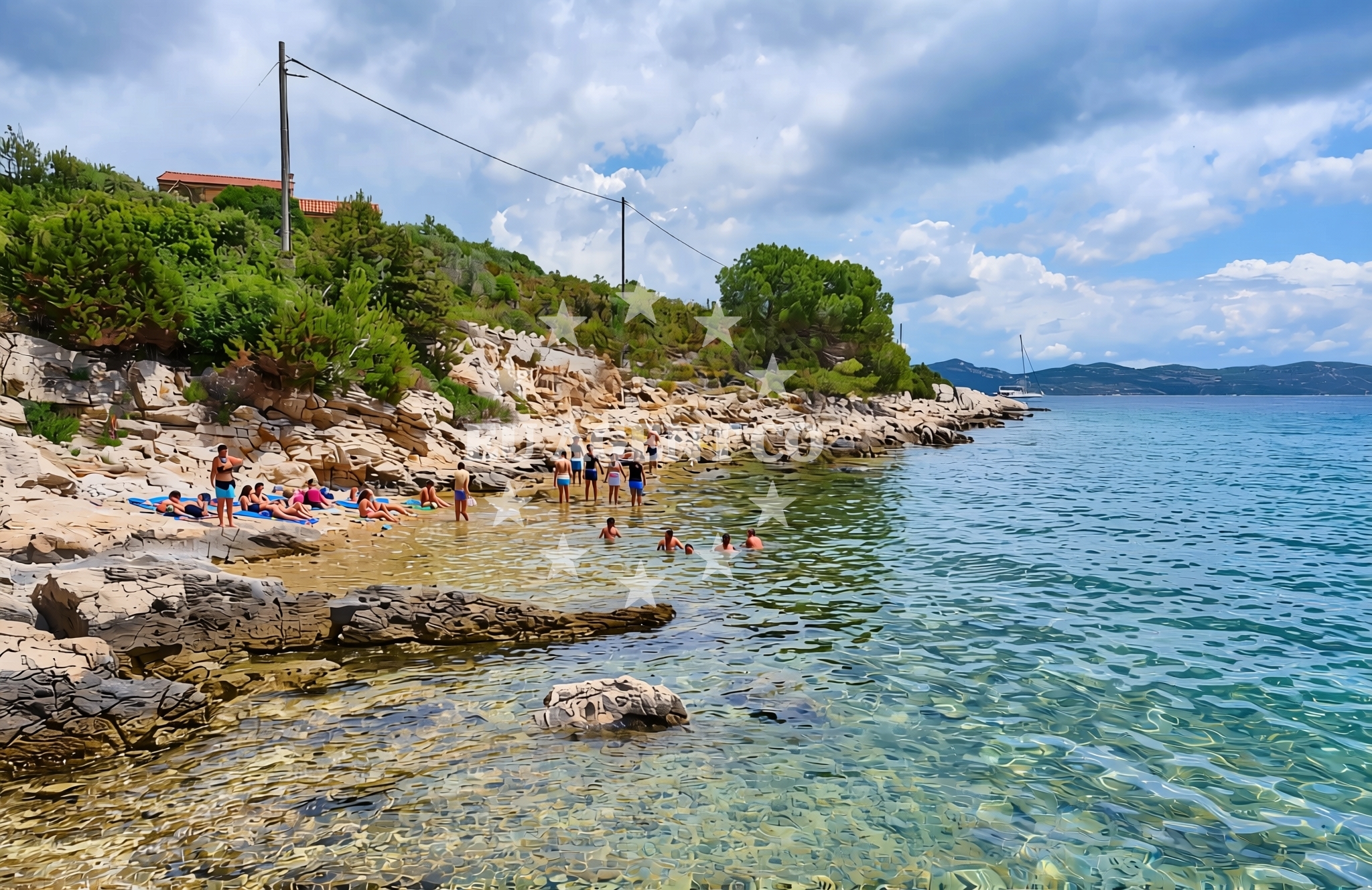Additional view of Maslinčica istok, Veli Iž (Iž) Beach in Maslinčica istok