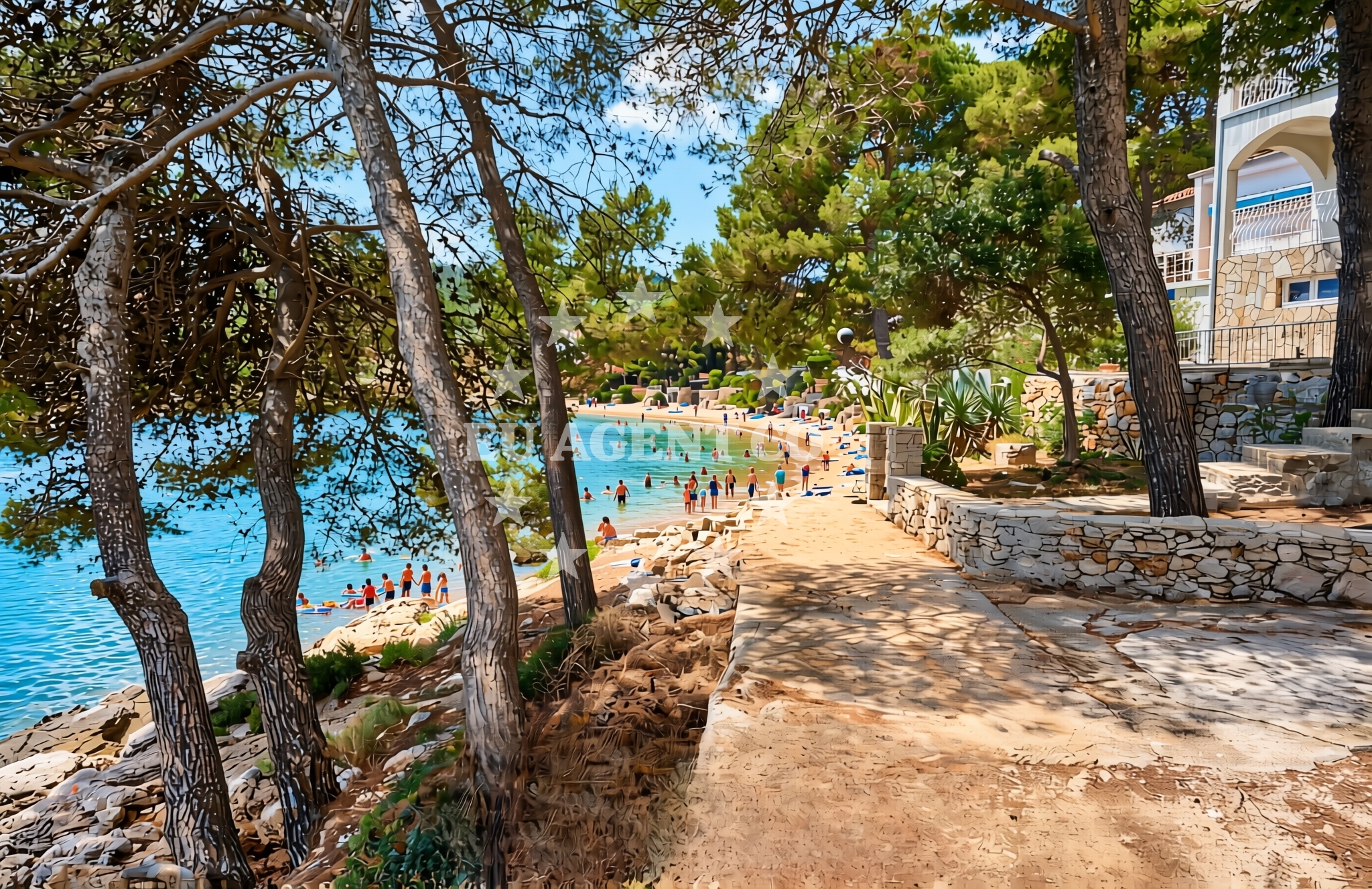 Additional view of Maslinčica istok, Veli Iž (Iž) Beach in Maslinčica istok