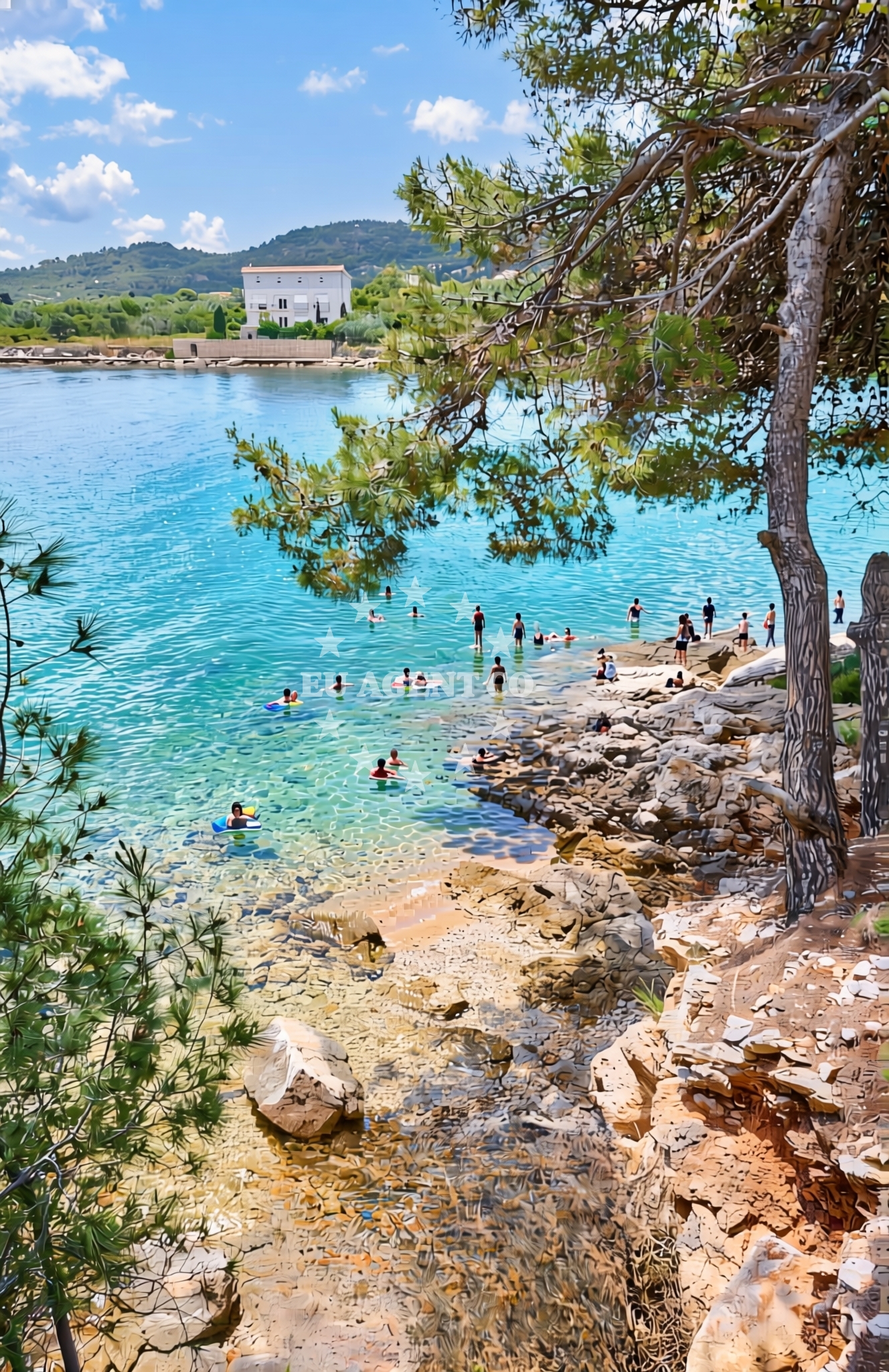 Additional view of Maslinčica istok, Veli Iž (Iž) Beach in Maslinčica istok