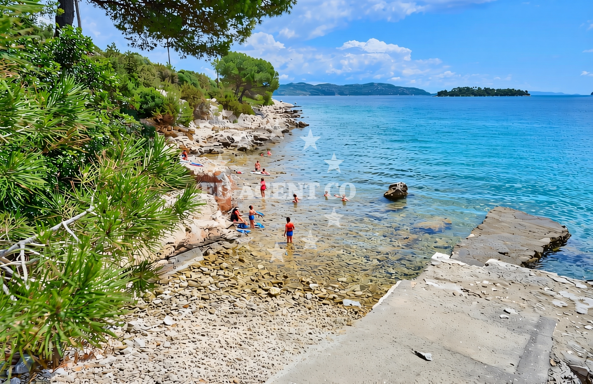 Additional view of Maslinčica istok, Veli Iž (Iž) Beach in Maslinčica istok