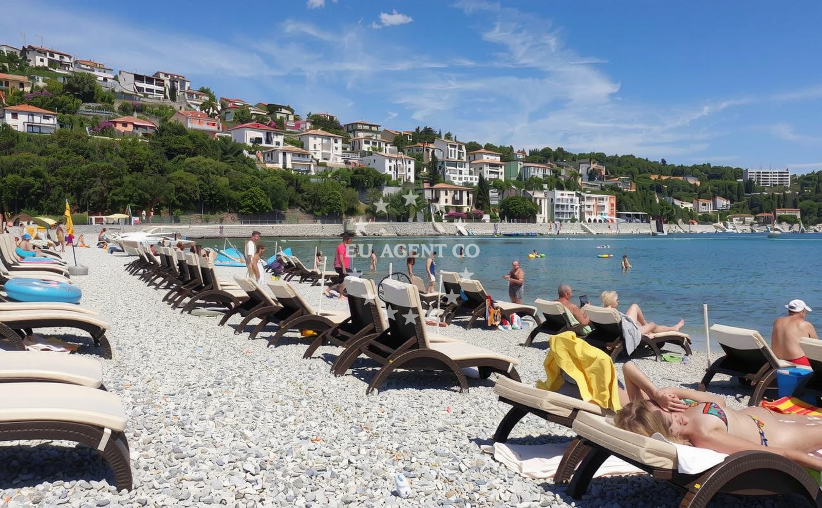 Additional view of Maslinica beach in Giuseppina Martinuzzi 12, Rabac