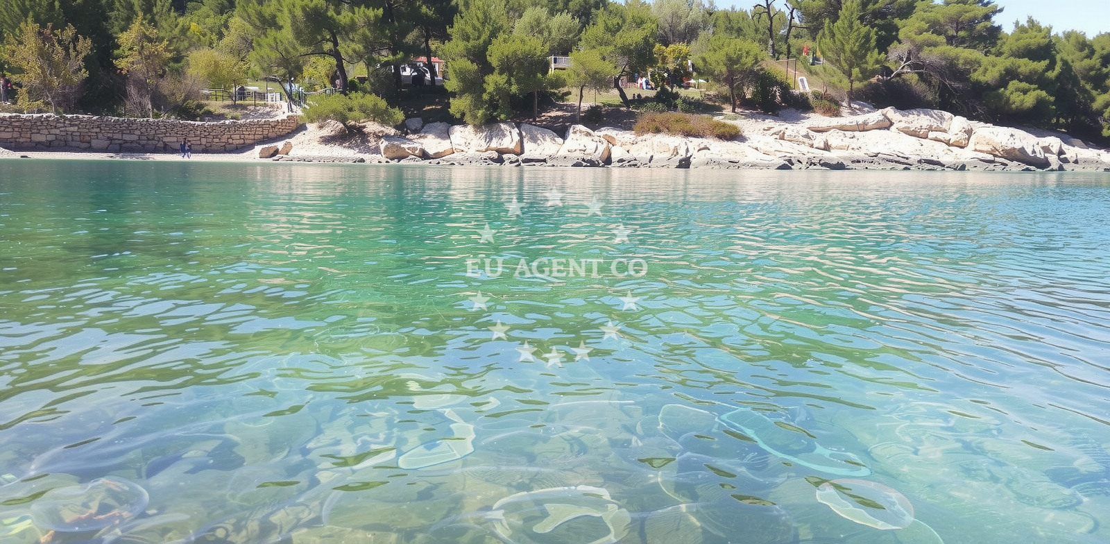 Additional view of Maslinica beach in , Vrboska