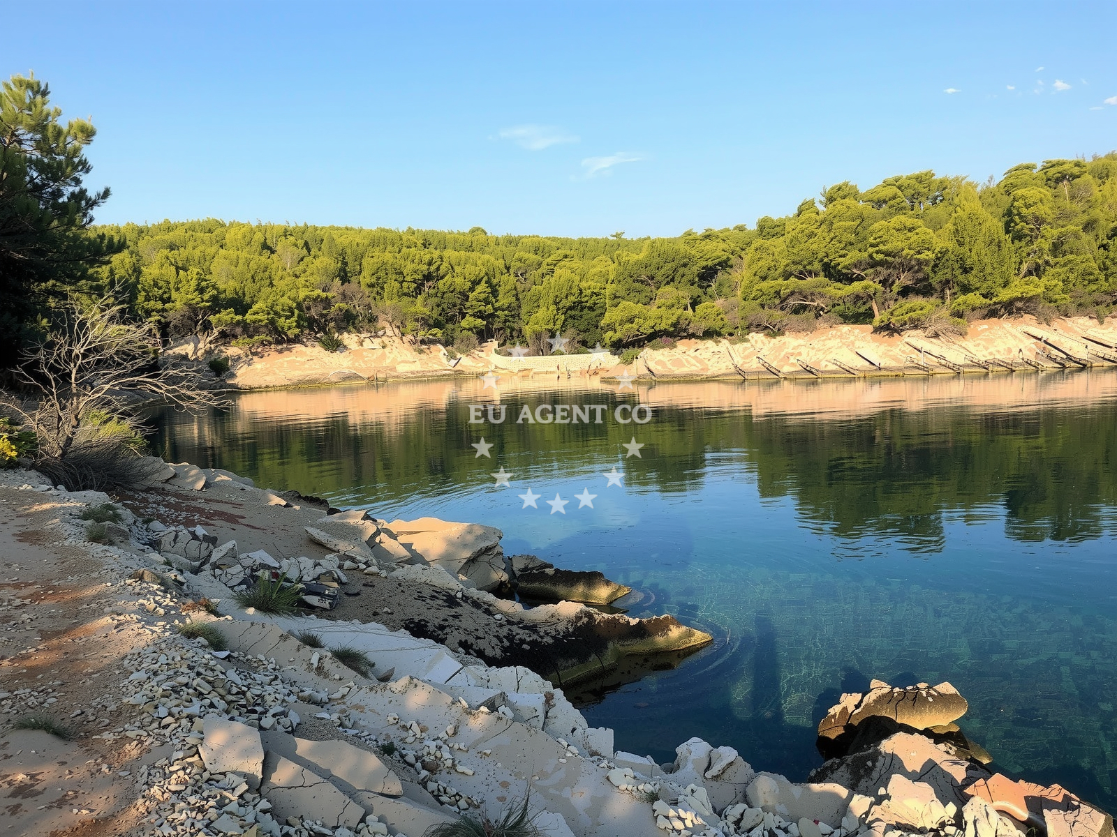 Additional view of Maslinica beach in , Vrboska