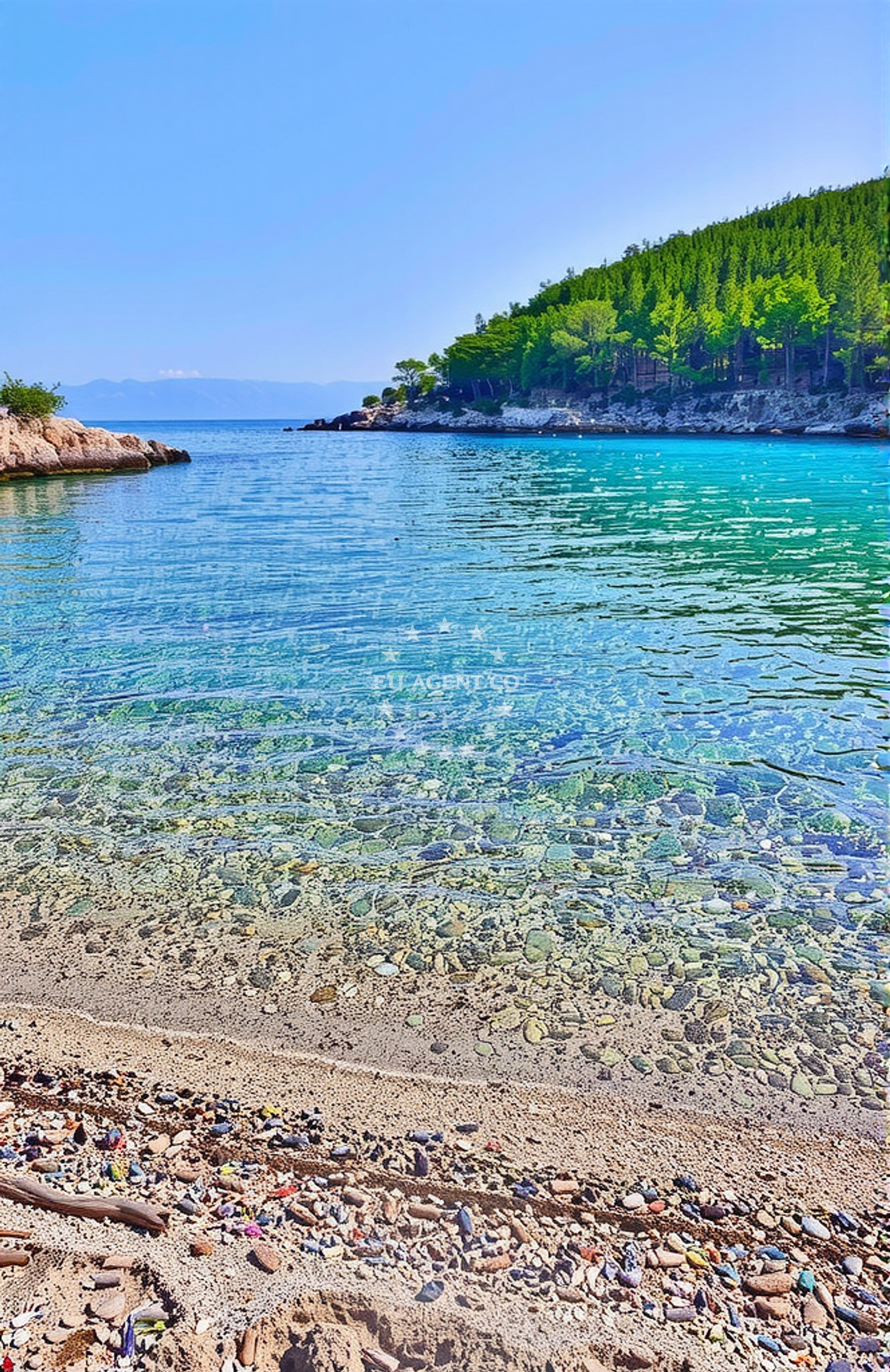 Additional view of Maslinica beach in , Vrboska