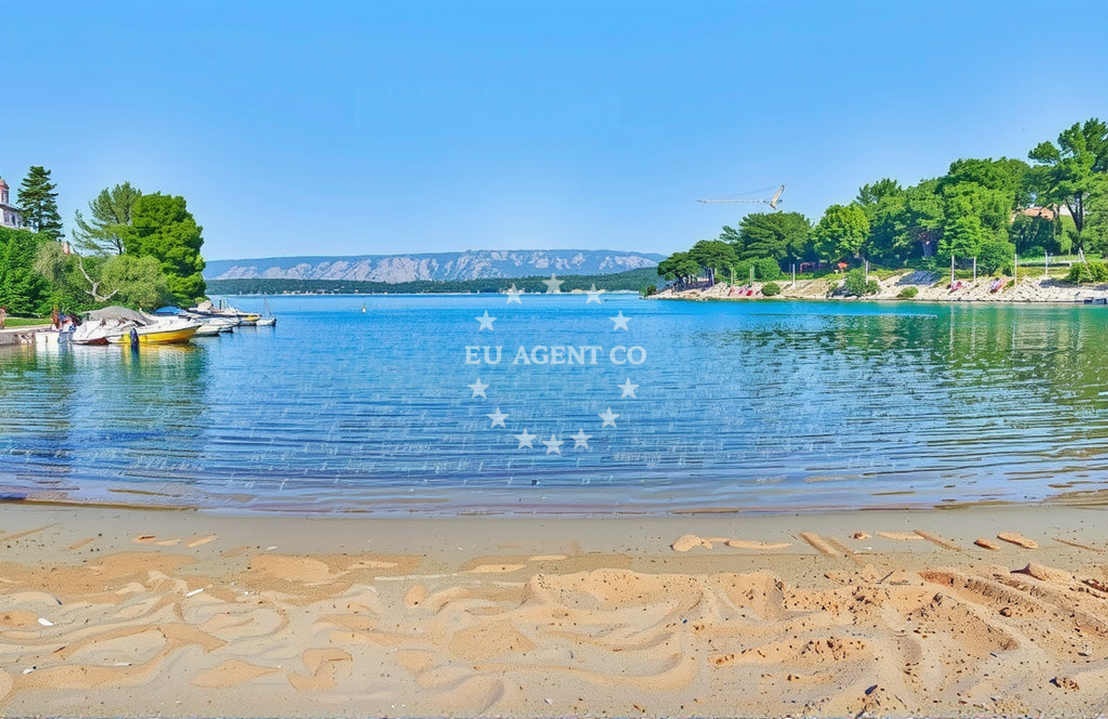 Additional view of Maslinica beach in Uvala Maslinica, Stari Grad
