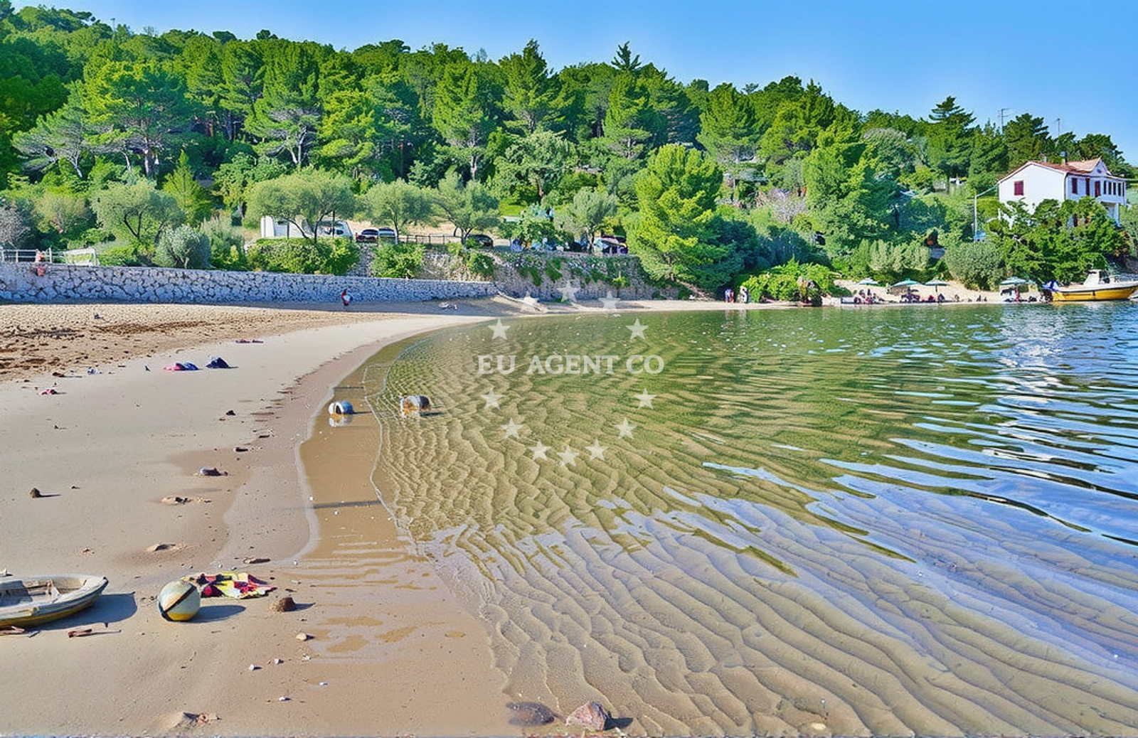 Additional view of Maslinica beach in Uvala Maslinica, Stari Grad